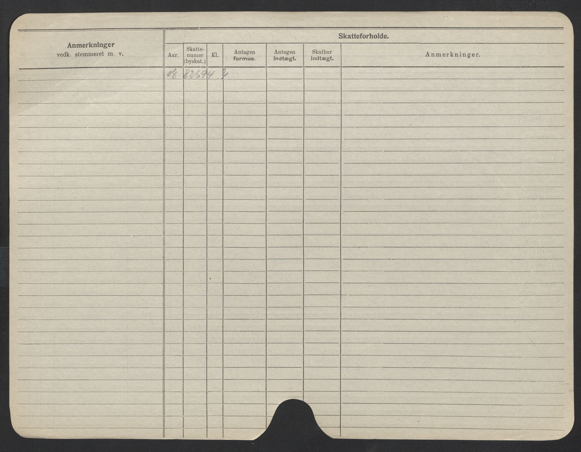 Oslo folkeregister, Registerkort, SAO/A-11715/F/Fa/Fac/L0011: Menn, 1906-1914, s. 501b