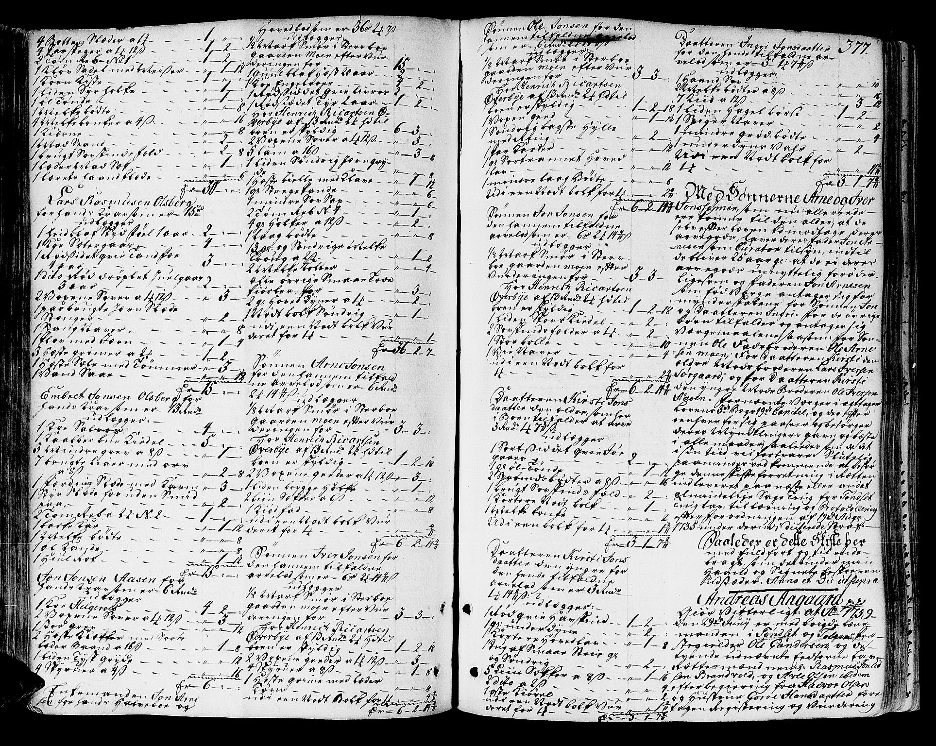 Solør og Østerdalen sorenskriveri, AV/SAH-TING-024/J/Ja/L0012A: Skifteprotokoll, 1757-1764, s. 376b-377a
