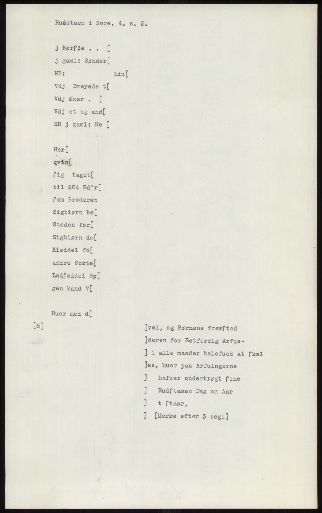Samlinger til kildeutgivelse, Diplomavskriftsamlingen, AV/RA-EA-4053/H/Ha, s. 61