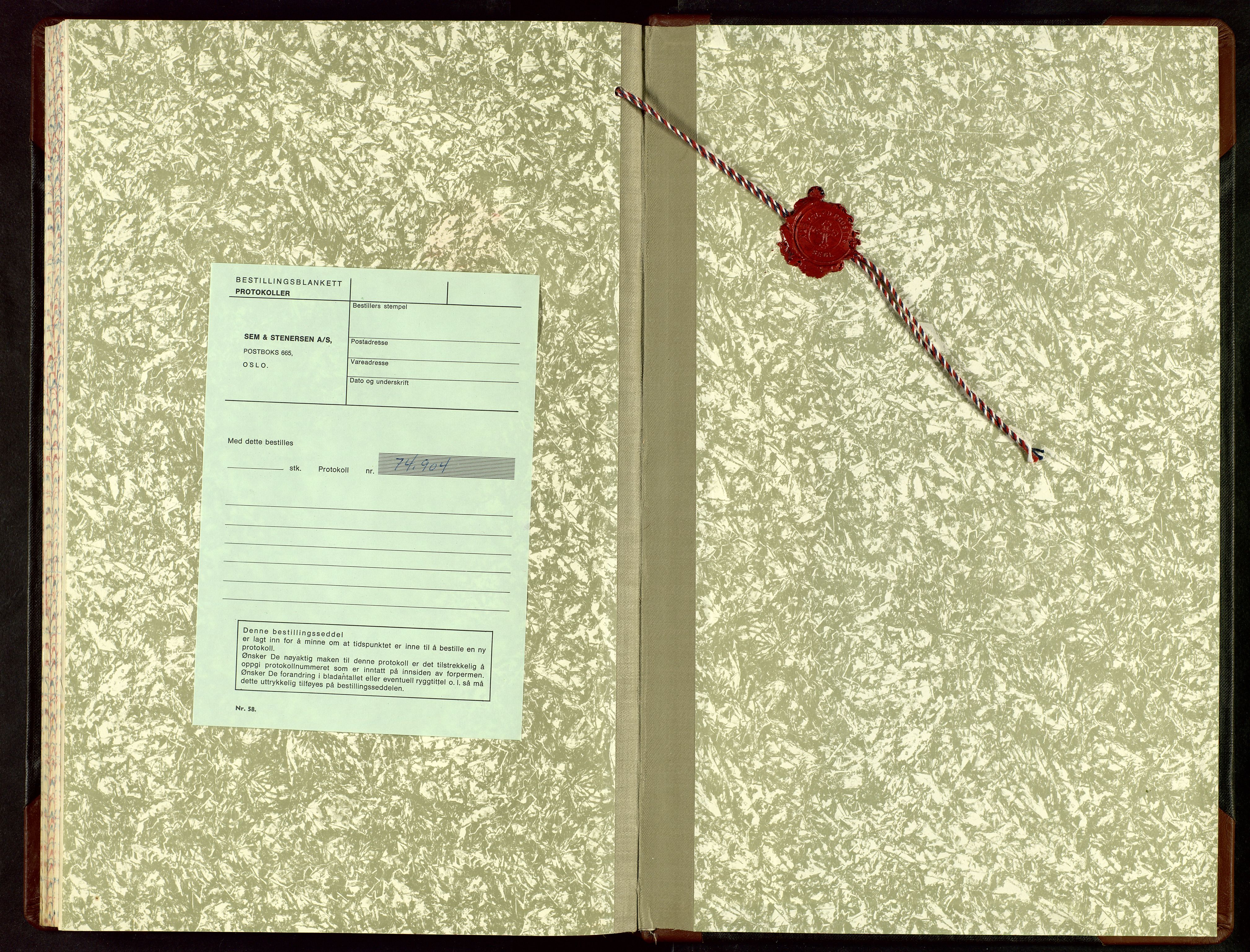 Kopervik sokneprestkontor, AV/SAST-A-101850/H/Ha/Hab/L0017: Klokkerbok nr. B 17, 1970-1975