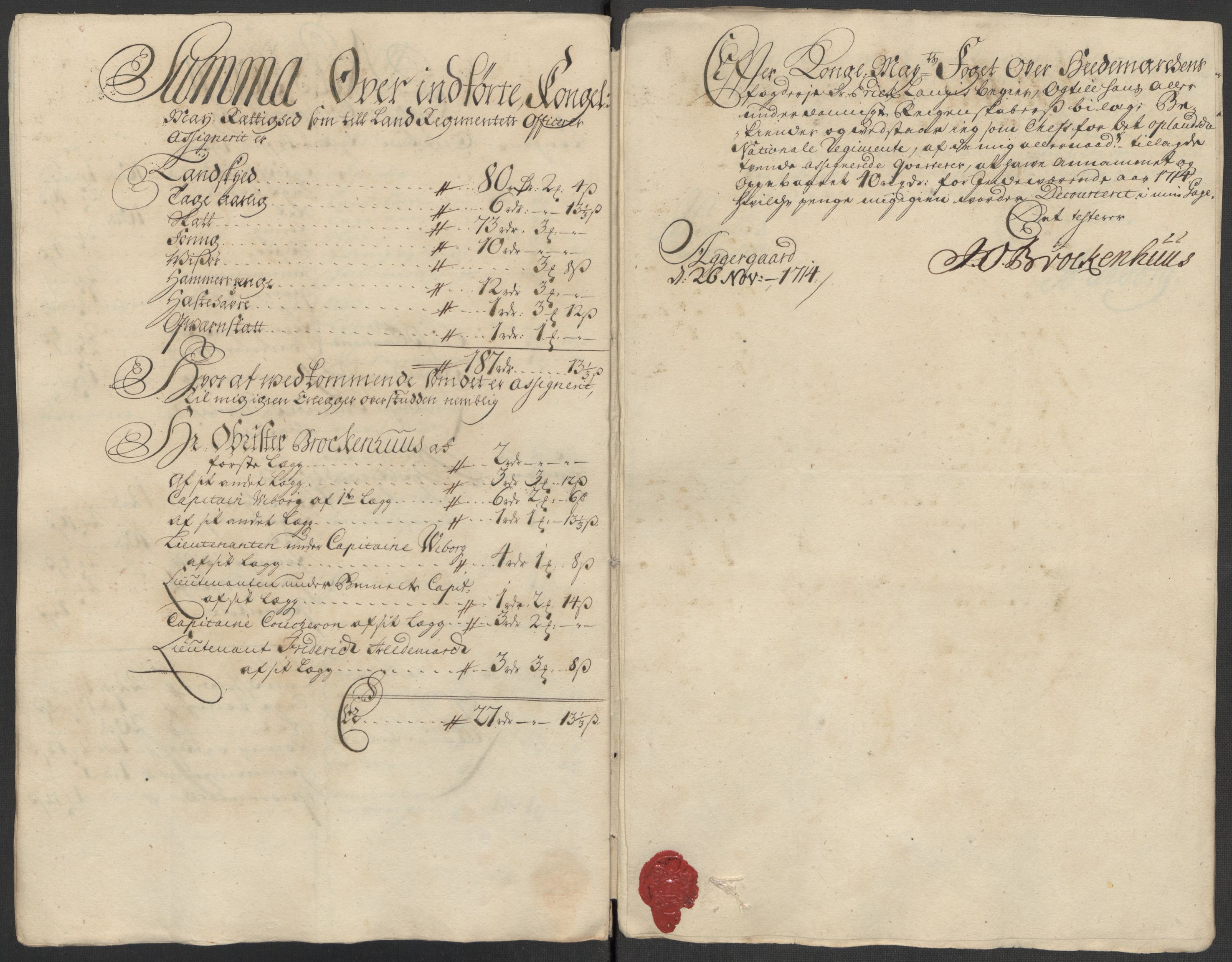 Rentekammeret inntil 1814, Reviderte regnskaper, Fogderegnskap, AV/RA-EA-4092/R16/L1051: Fogderegnskap Hedmark, 1714, s. 295