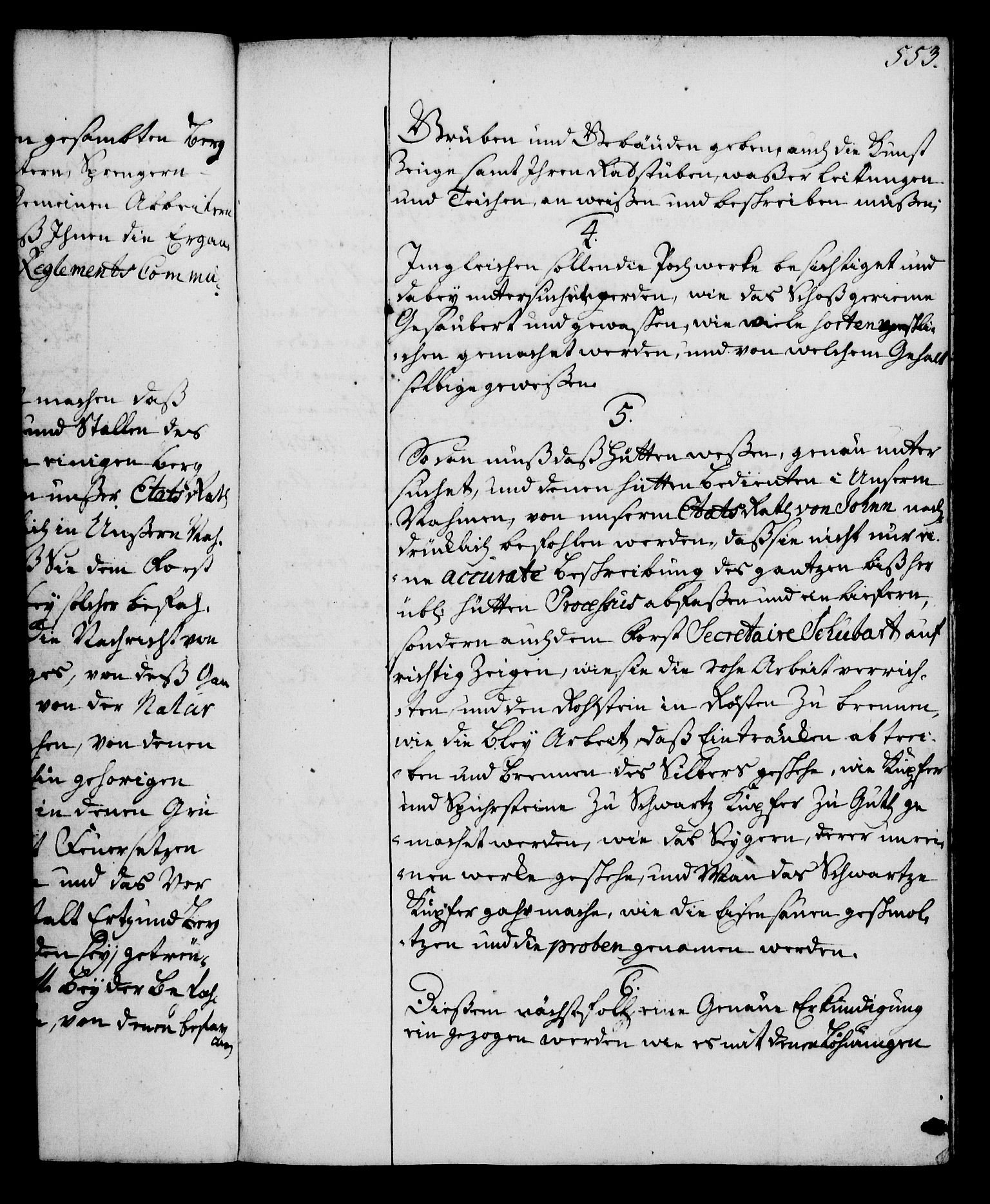 Rentekammeret, Kammerkanselliet, RA/EA-3111/G/Gg/Gga/L0003: Norsk ekspedisjonsprotokoll med register (merket RK 53.3), 1727-1734, s. 553