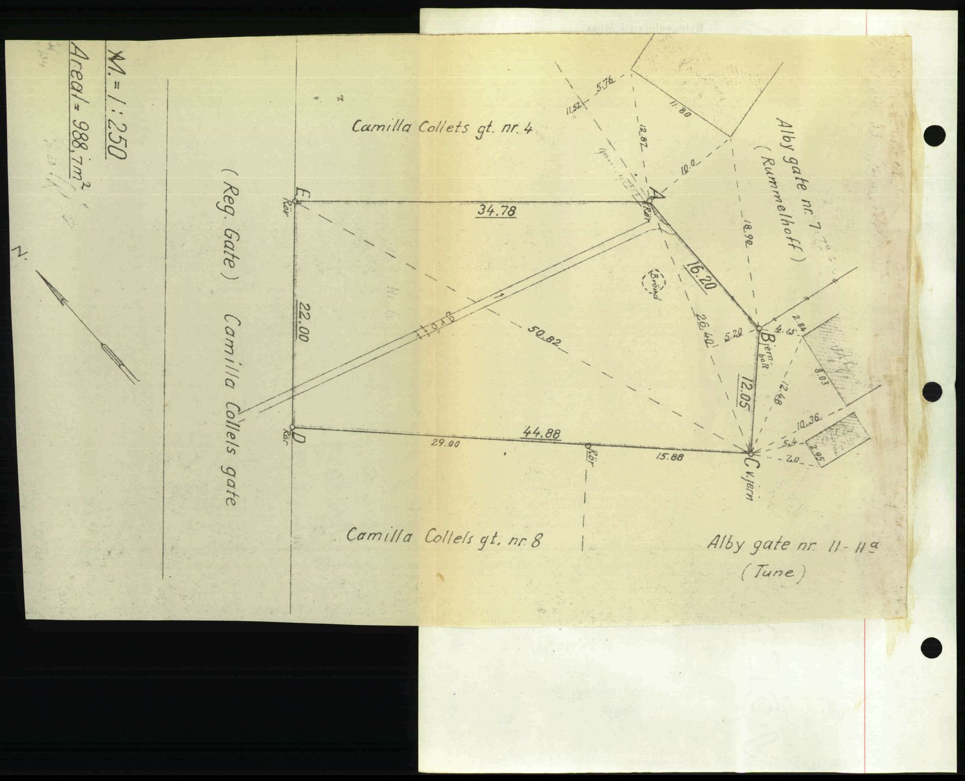Moss sorenskriveri, SAO/A-10168: Pantebok nr. A25, 1950-1950, Dagboknr: 409/1950