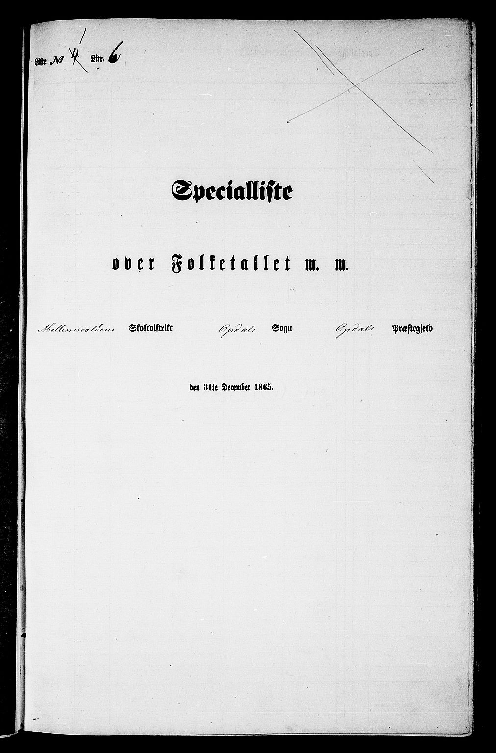 RA, Folketelling 1865 for 1634P Oppdal prestegjeld, 1865, s. 28