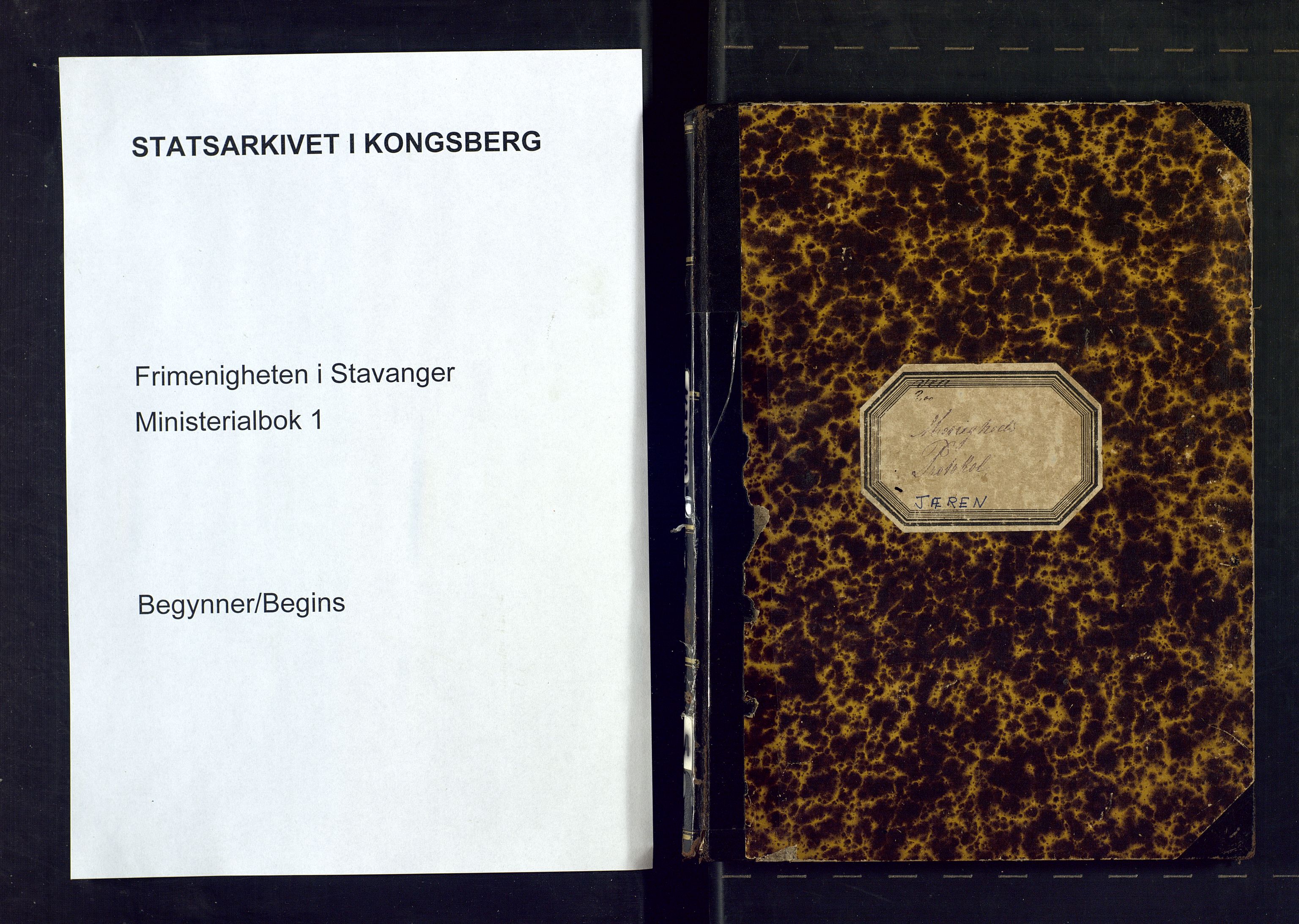Den evangeliske lutherske frimenighet (SAS), SAST/-: Dissenterprotokoll nr. 1, 1881-1912