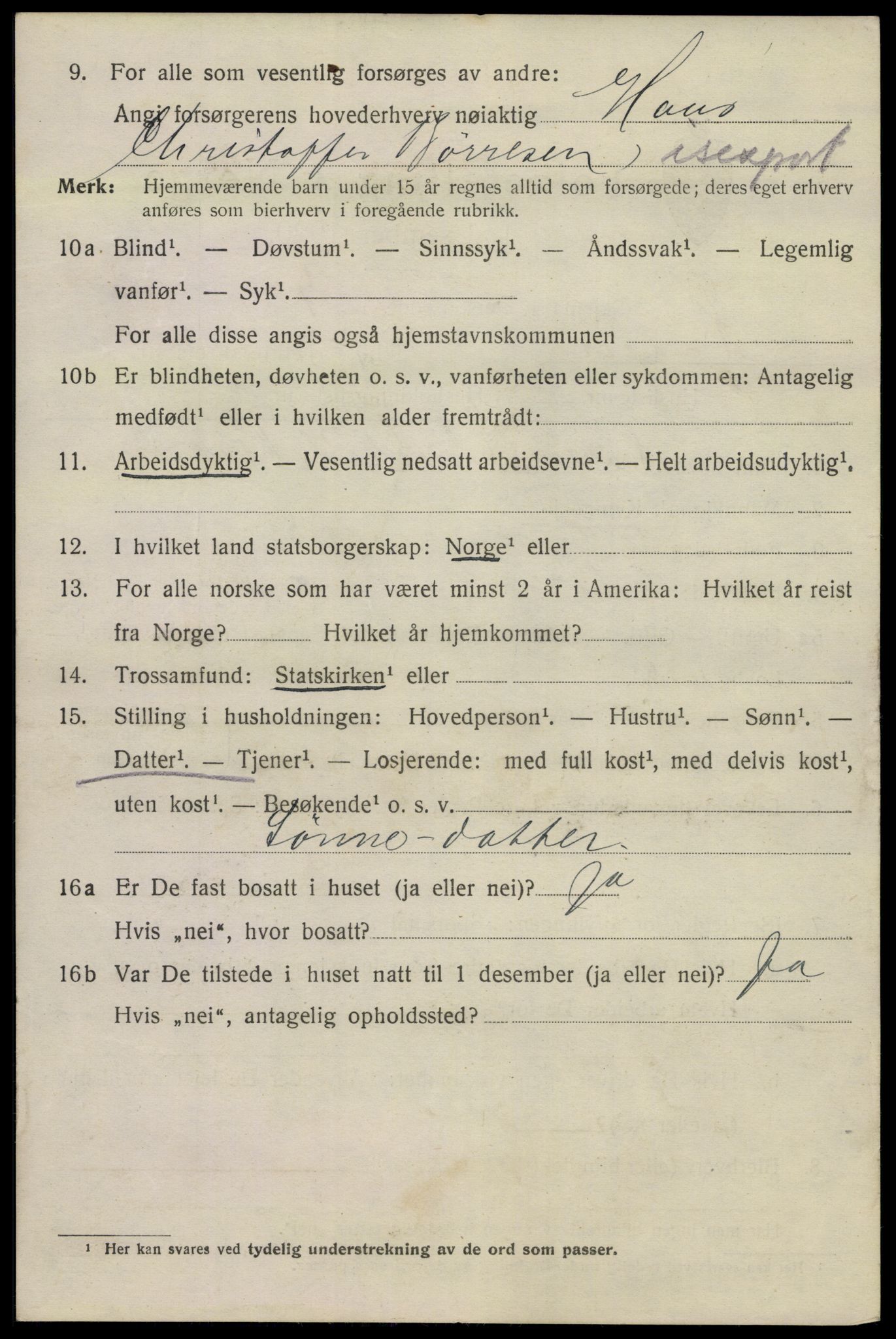 SAKO, Folketelling 1920 for 0801 Kragerø kjøpstad, 1920, s. 7652