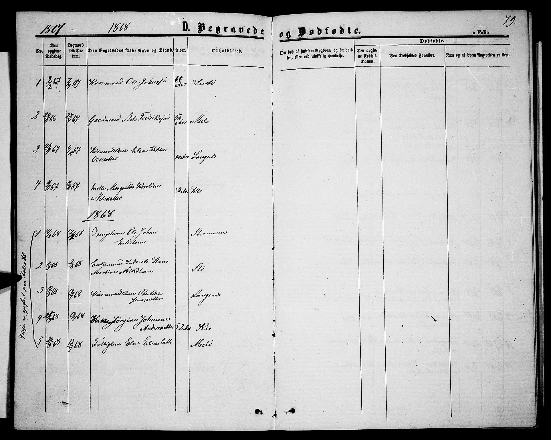 Ministerialprotokoller, klokkerbøker og fødselsregistre - Nordland, SAT/A-1459/894/L1358: Klokkerbok nr. 894C01, 1864-1877, s. 79