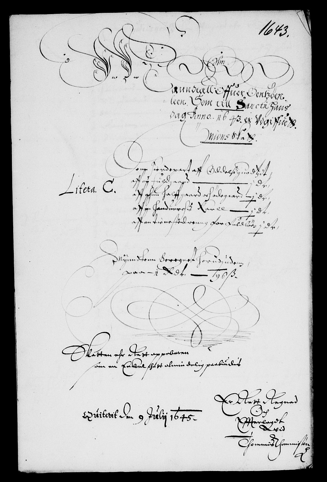 Rentekammeret inntil 1814, Reviderte regnskaper, Lensregnskaper, AV/RA-EA-5023/R/Rb/Rbe/L0002: Onsøy len, 1615-1650