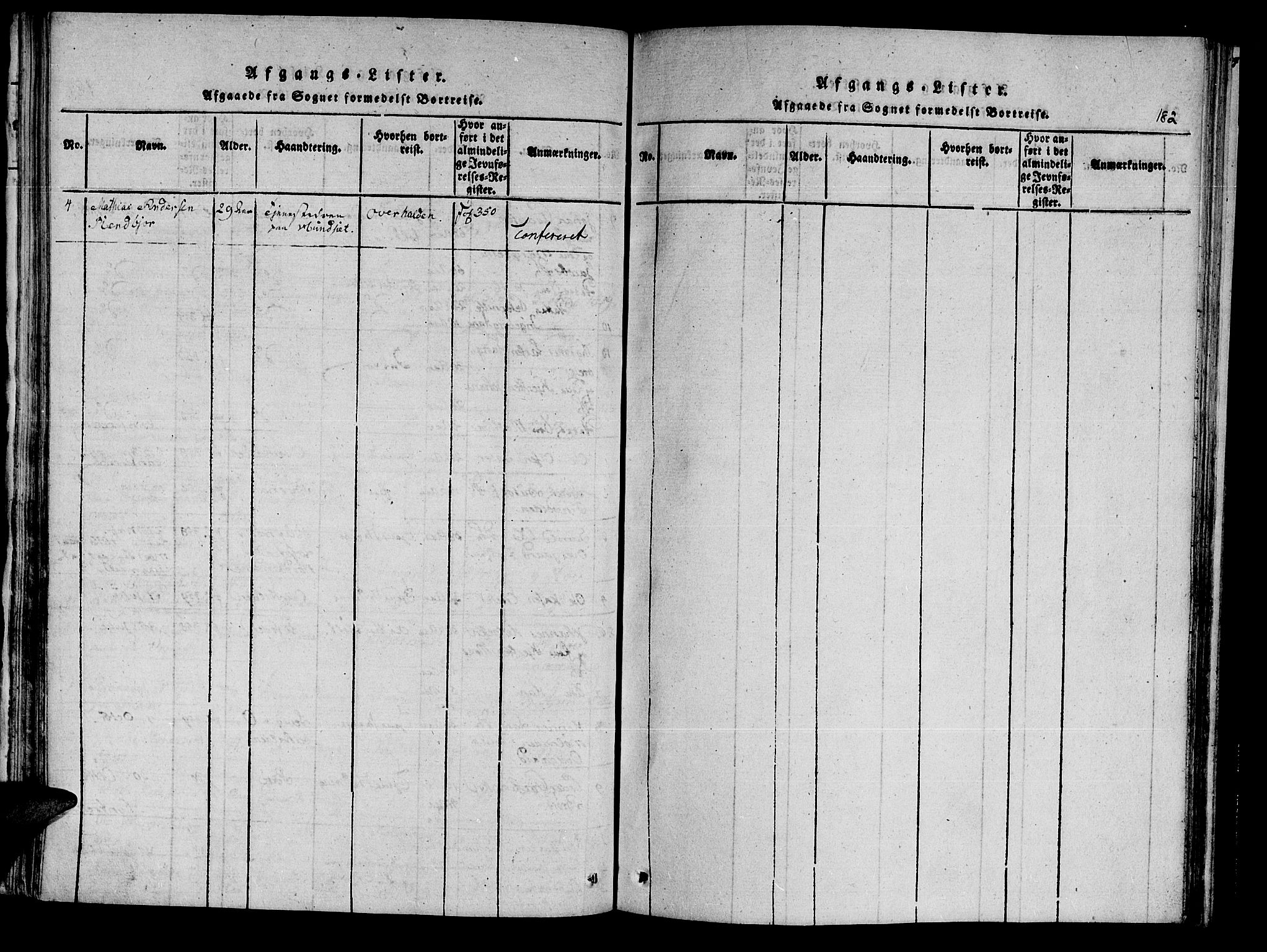 Ministerialprotokoller, klokkerbøker og fødselsregistre - Nord-Trøndelag, AV/SAT-A-1458/741/L0387: Ministerialbok nr. 741A03 /3, 1817-1822, s. 182