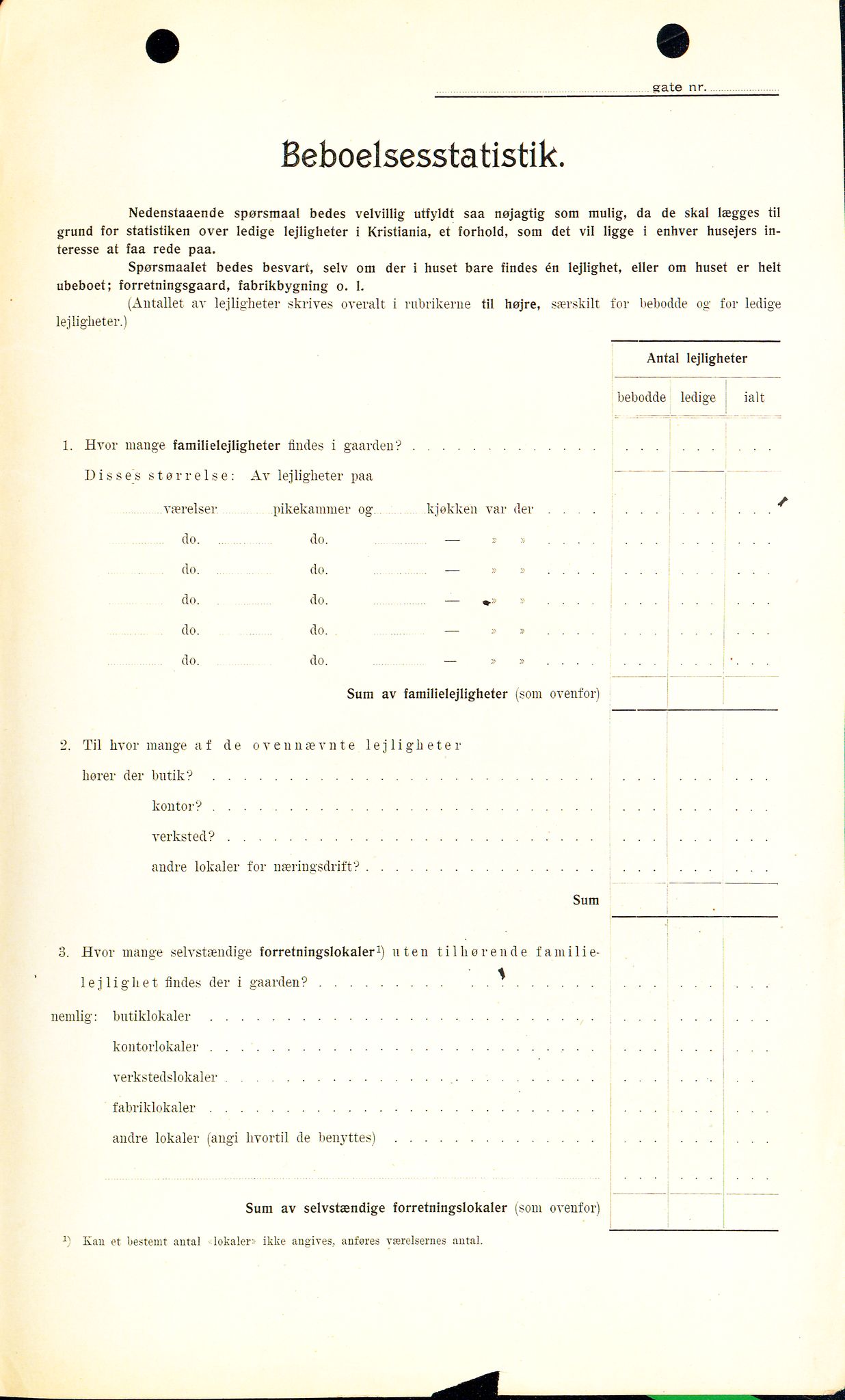 OBA, Kommunal folketelling 1.2.1909 for Kristiania kjøpstad, 1909, s. 112716