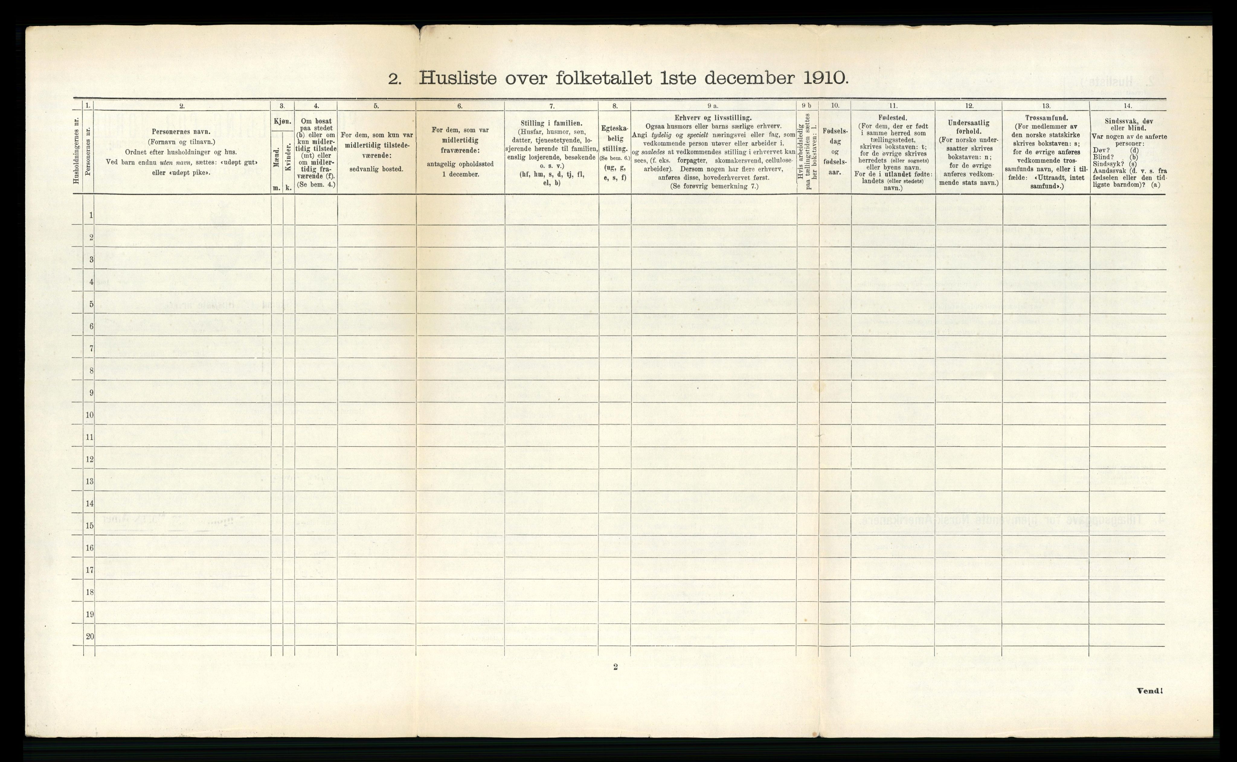 RA, Folketelling 1910 for 1860 Buksnes herred, 1910, s. 1315