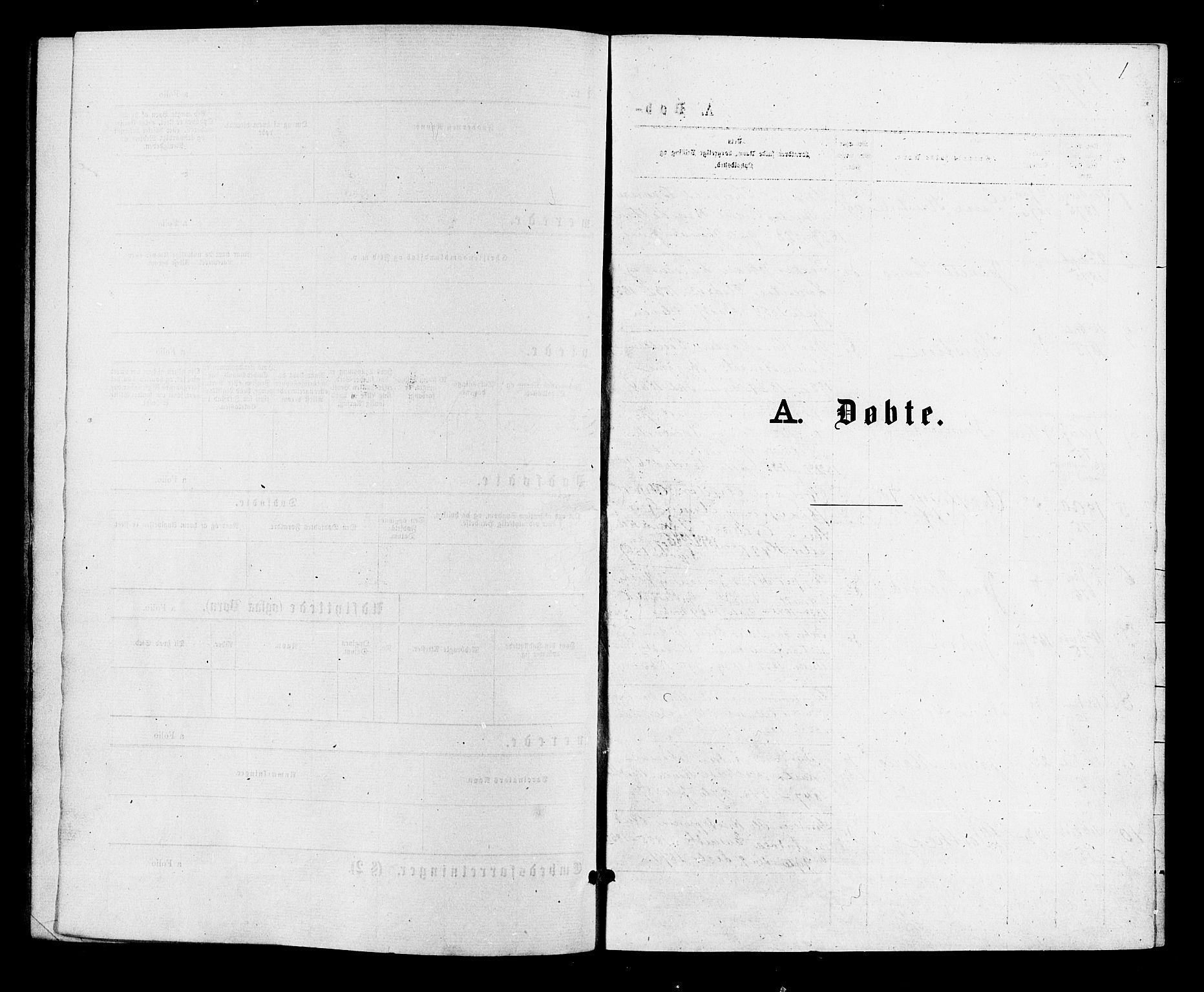 Røyken kirkebøker, SAKO/A-241/F/Fa/L0007: Ministerialbok nr. 7, 1876-1879, s. 1