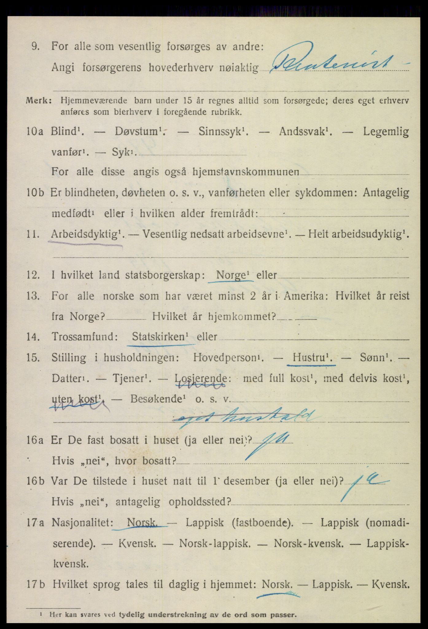 SAT, Folketelling 1920 for 1716 Åsen herred, 1920, s. 1689