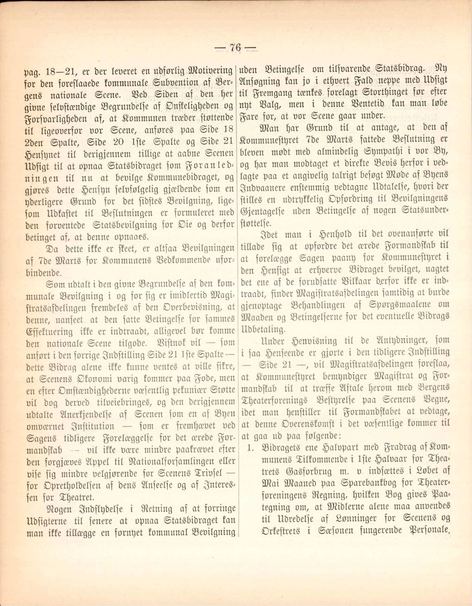 Bergen kommune. Formannskapet, BBA/A-0003/Ad/L0047: Bergens Kommuneforhandlinger, 1892