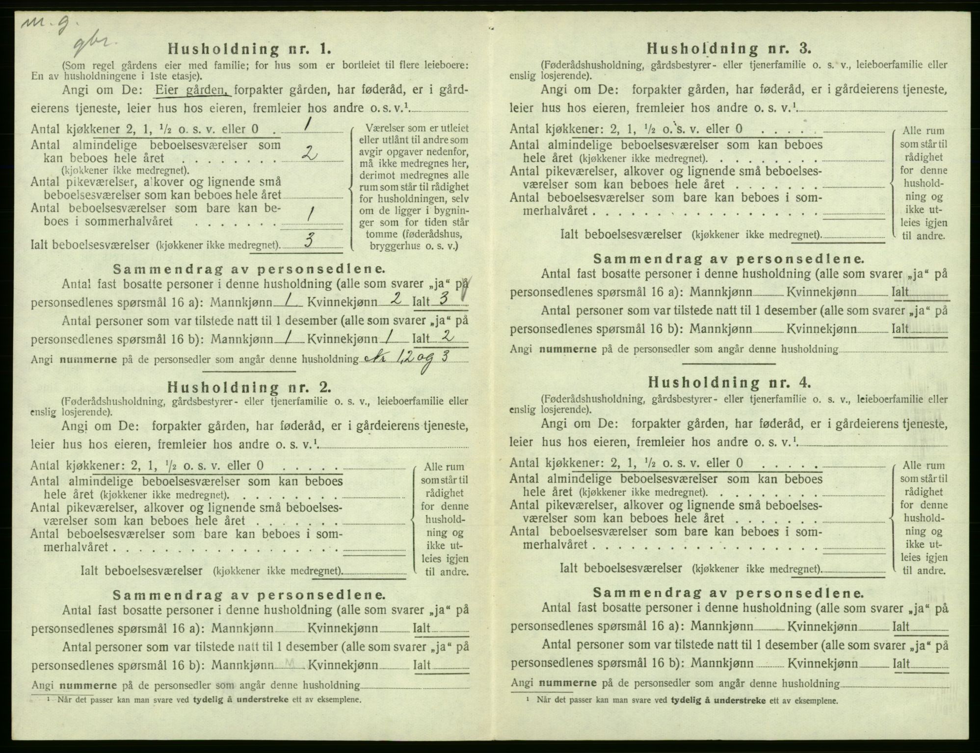 SAB, Folketelling 1920 for 1222 Fitjar herred, 1920, s. 563