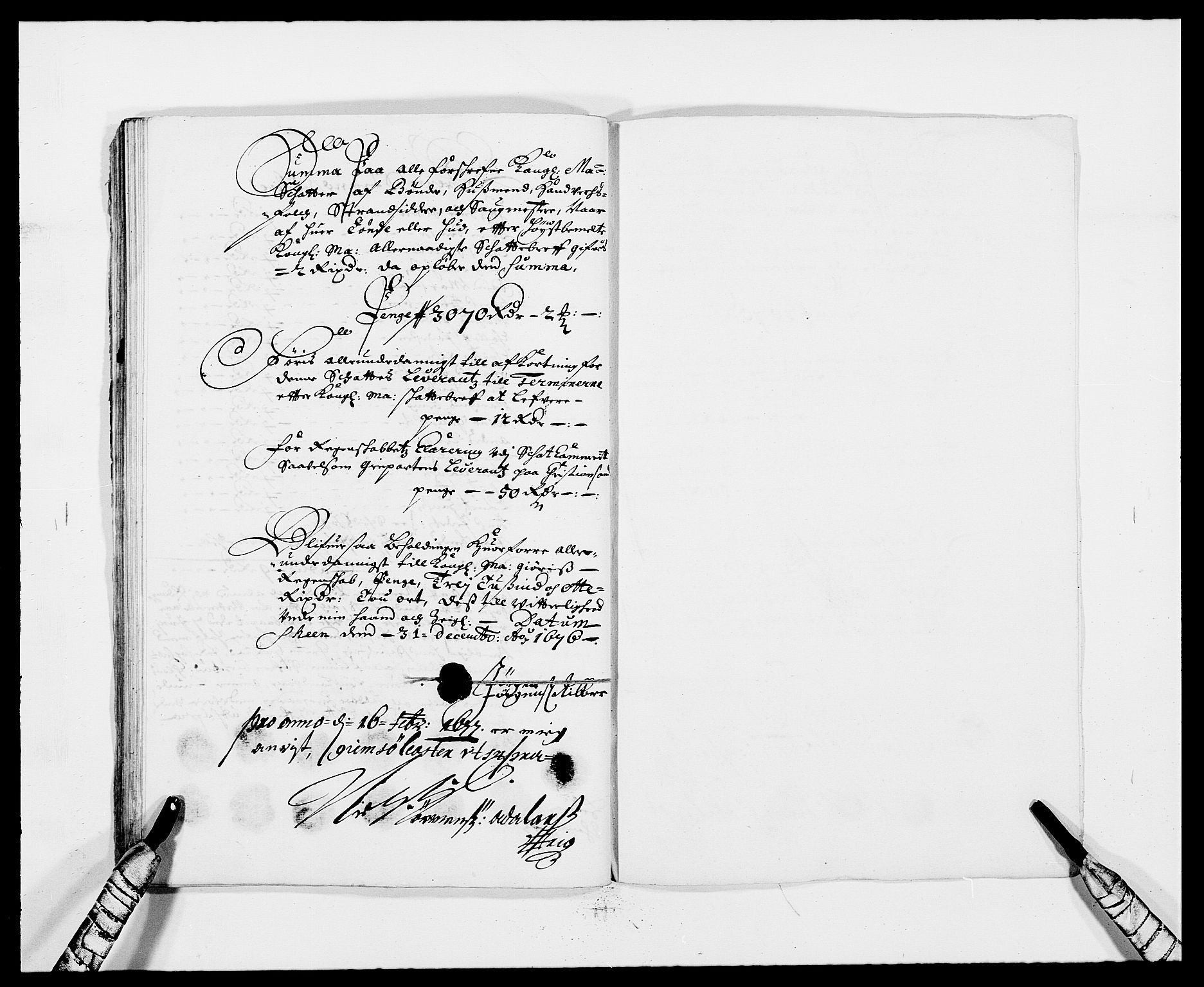 Rentekammeret inntil 1814, Reviderte regnskaper, Fogderegnskap, RA/EA-4092/R34/L2043: Fogderegnskap Bamble, 1676-1677, s. 49