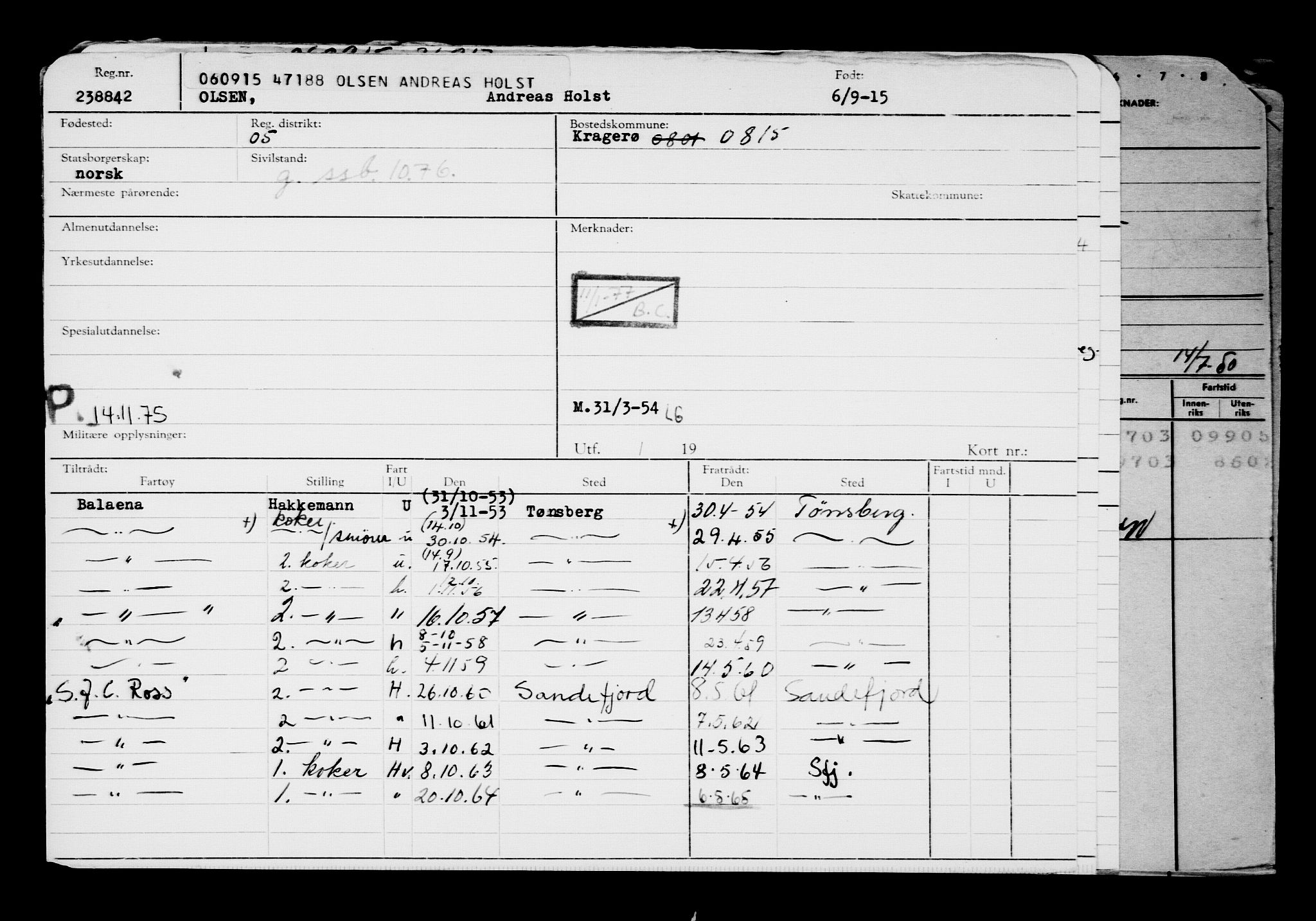 Direktoratet for sjømenn, AV/RA-S-3545/G/Gb/L0132: Hovedkort, 1915, s. 617