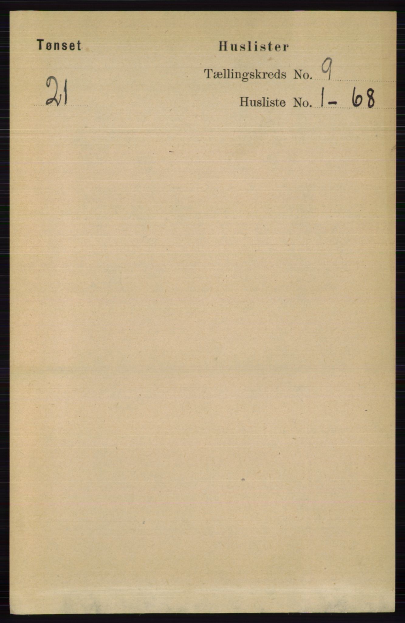 RA, Folketelling 1891 for 0437 Tynset herred, 1891, s. 2347
