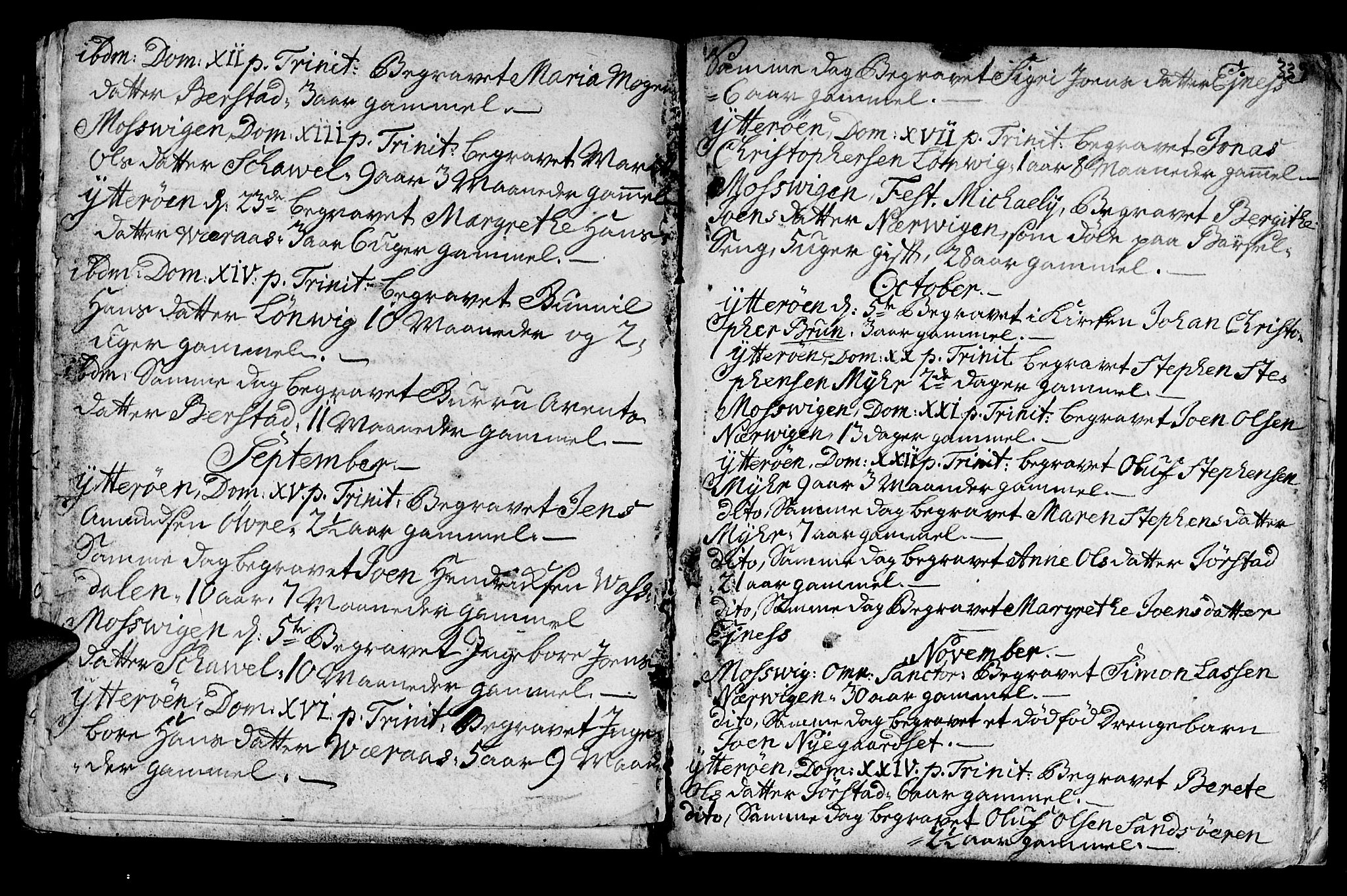 Ministerialprotokoller, klokkerbøker og fødselsregistre - Nord-Trøndelag, AV/SAT-A-1458/722/L0215: Ministerialbok nr. 722A02, 1718-1755, s. 339