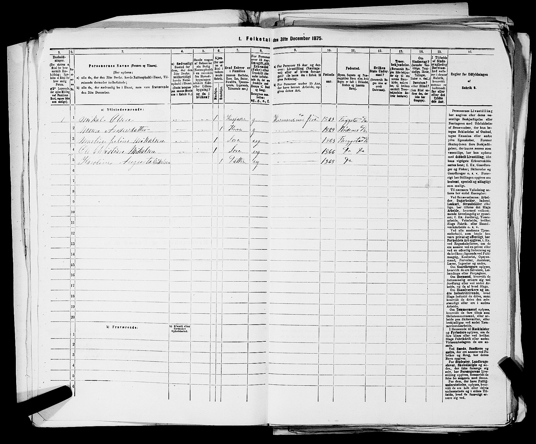 RA, Folketelling 1875 for 0122P Trøgstad prestegjeld, 1875, s. 968