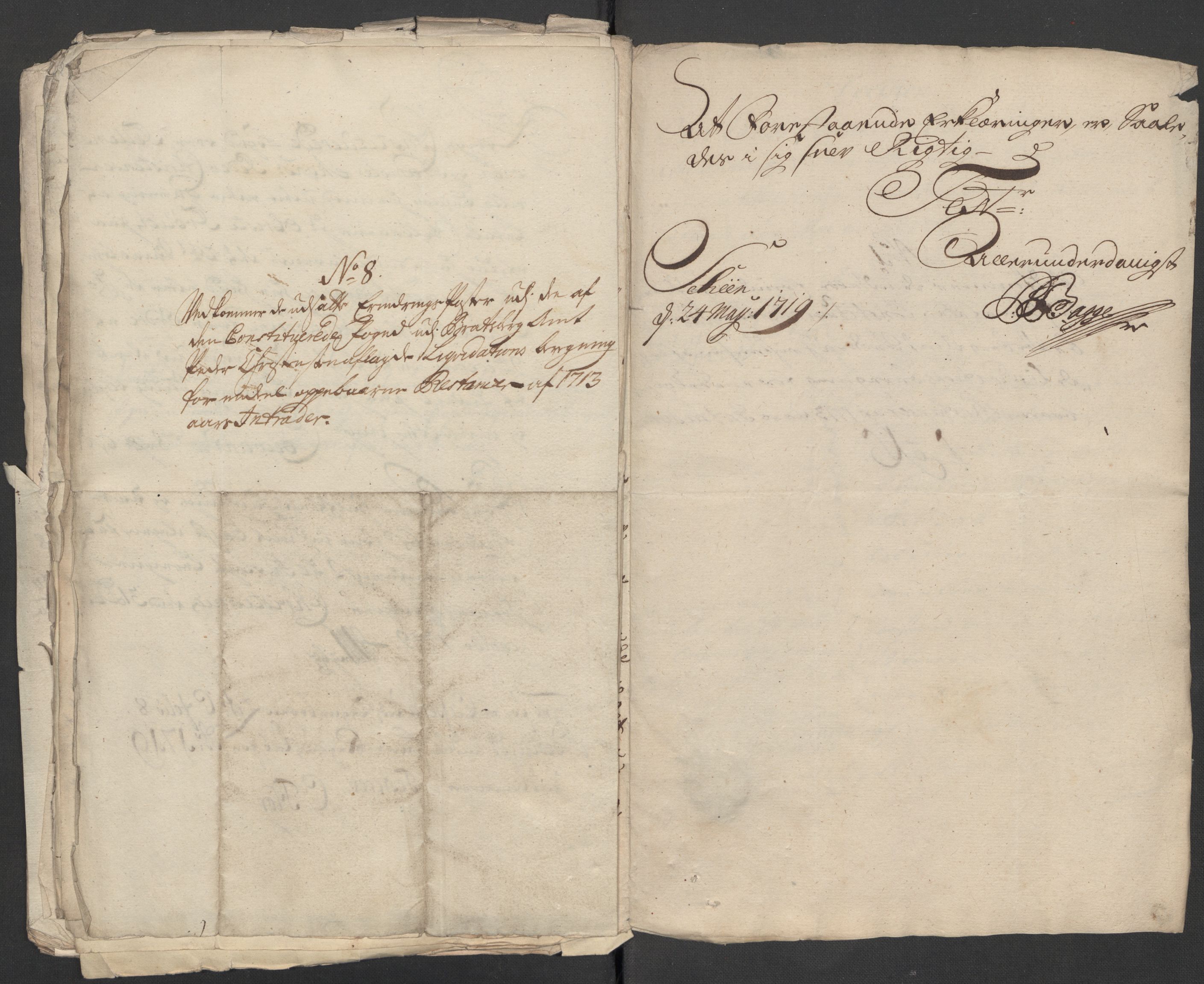 Rentekammeret inntil 1814, Reviderte regnskaper, Fogderegnskap, AV/RA-EA-4092/R36/L2125: Fogderegnskap Øvre og Nedre Telemark og Bamble, 1713, s. 329