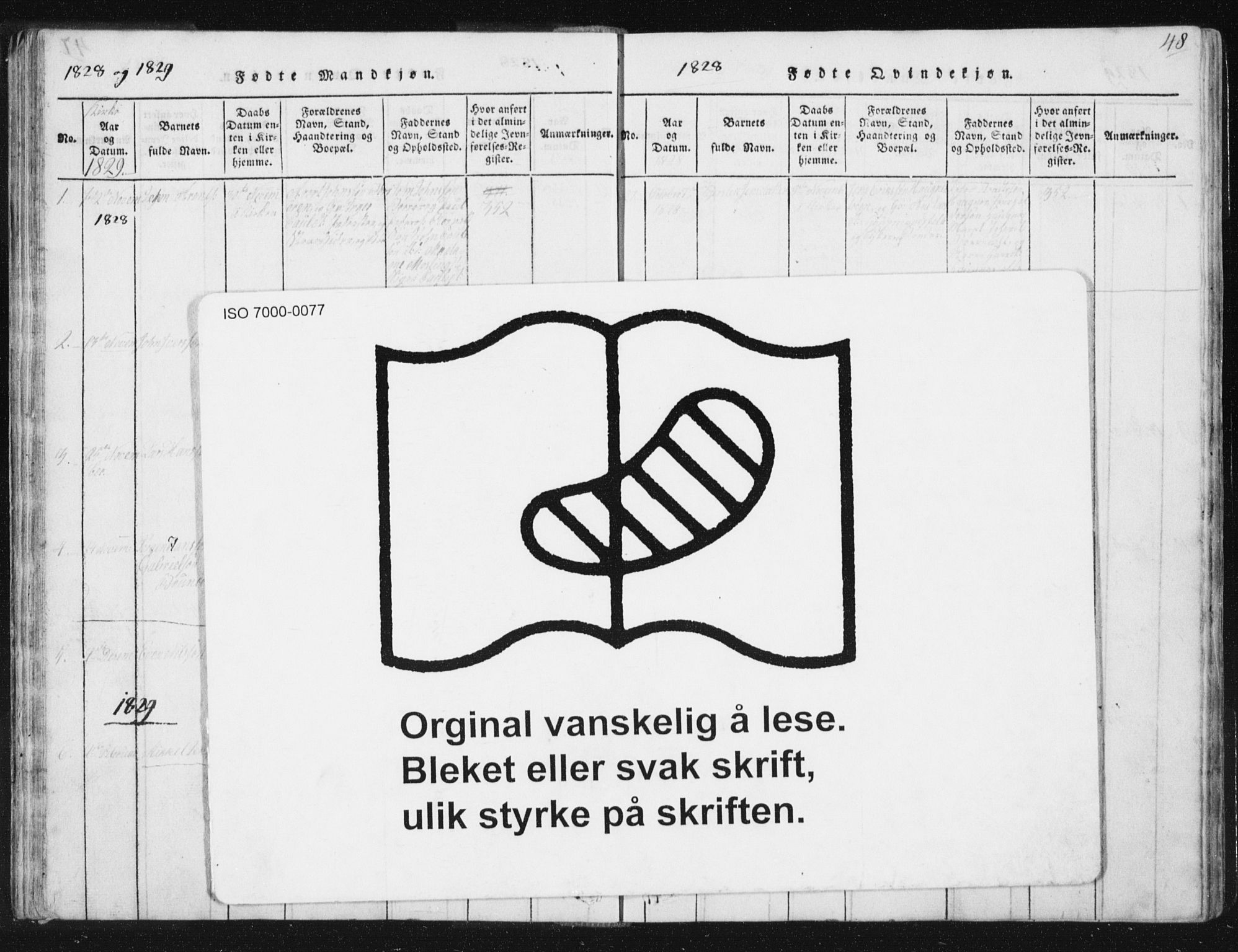 Ministerialprotokoller, klokkerbøker og fødselsregistre - Sør-Trøndelag, SAT/A-1456/665/L0770: Ministerialbok nr. 665A05, 1817-1829, s. 48