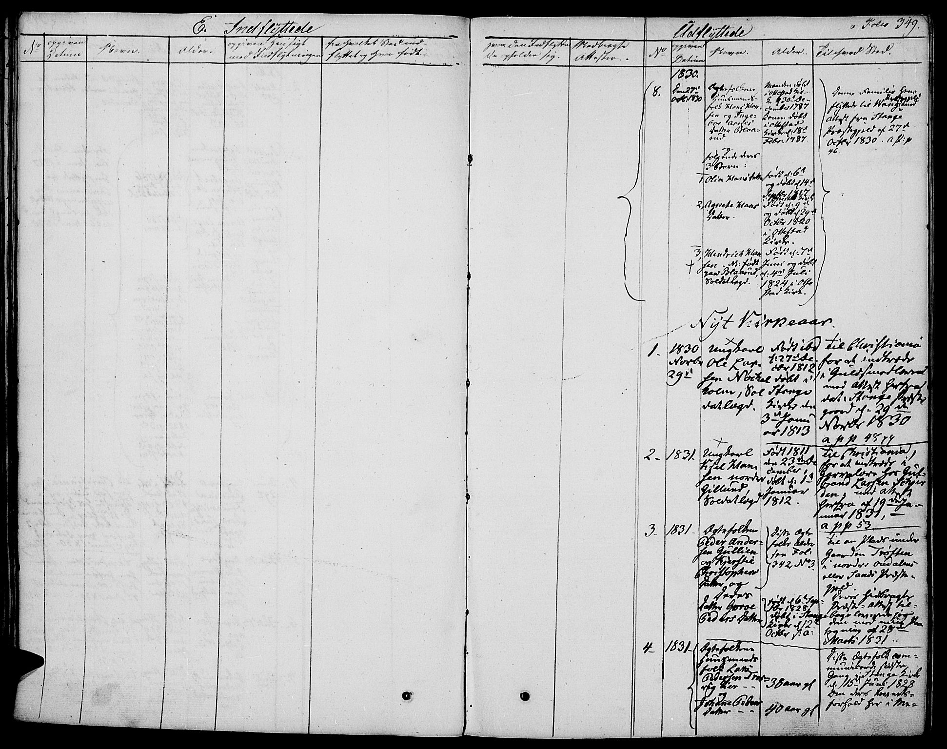 Stange prestekontor, AV/SAH-PREST-002/K/L0009: Ministerialbok nr. 9, 1826-1835, s. 349