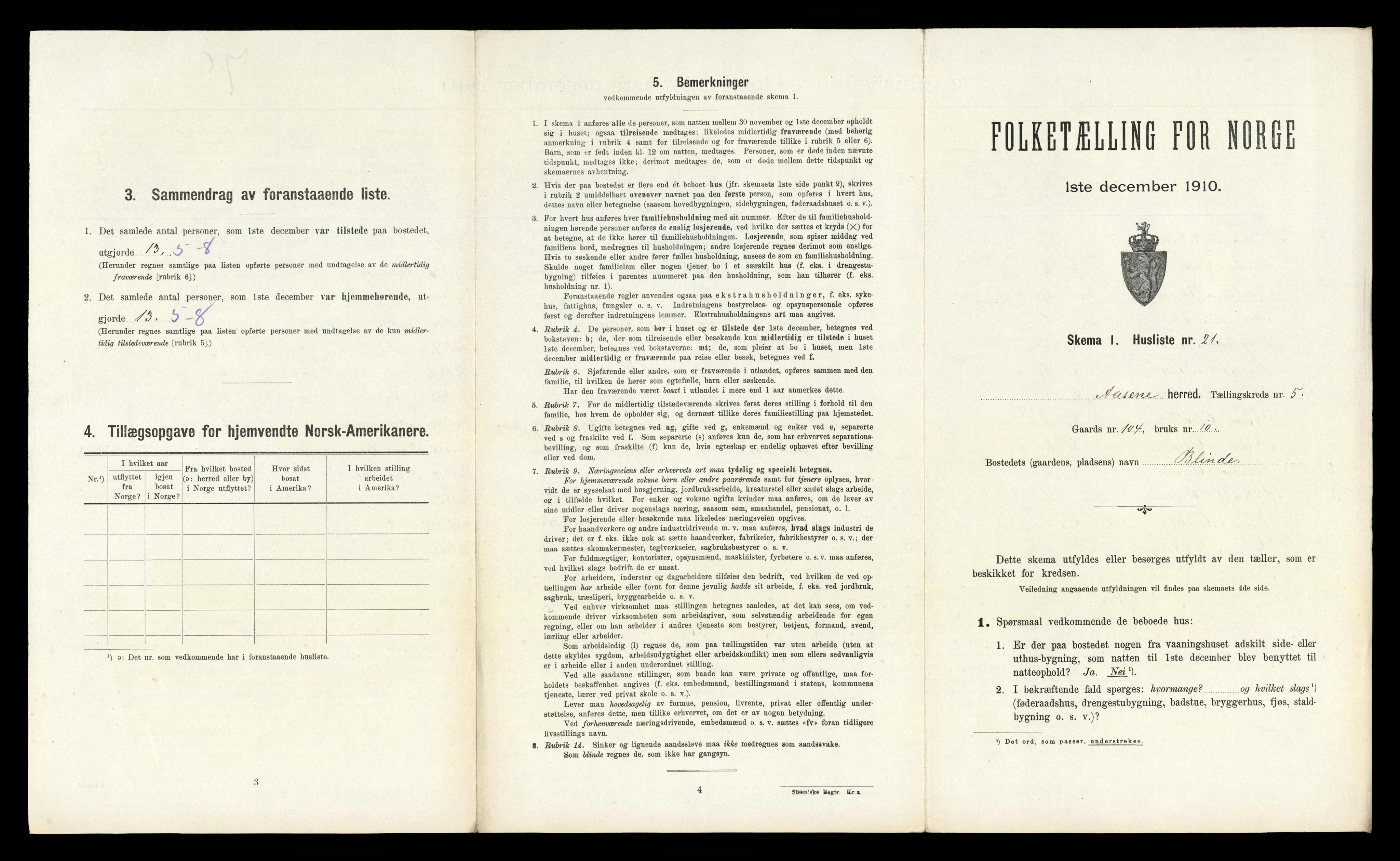 RA, Folketelling 1910 for 1255 Åsane herred, 1910, s. 287