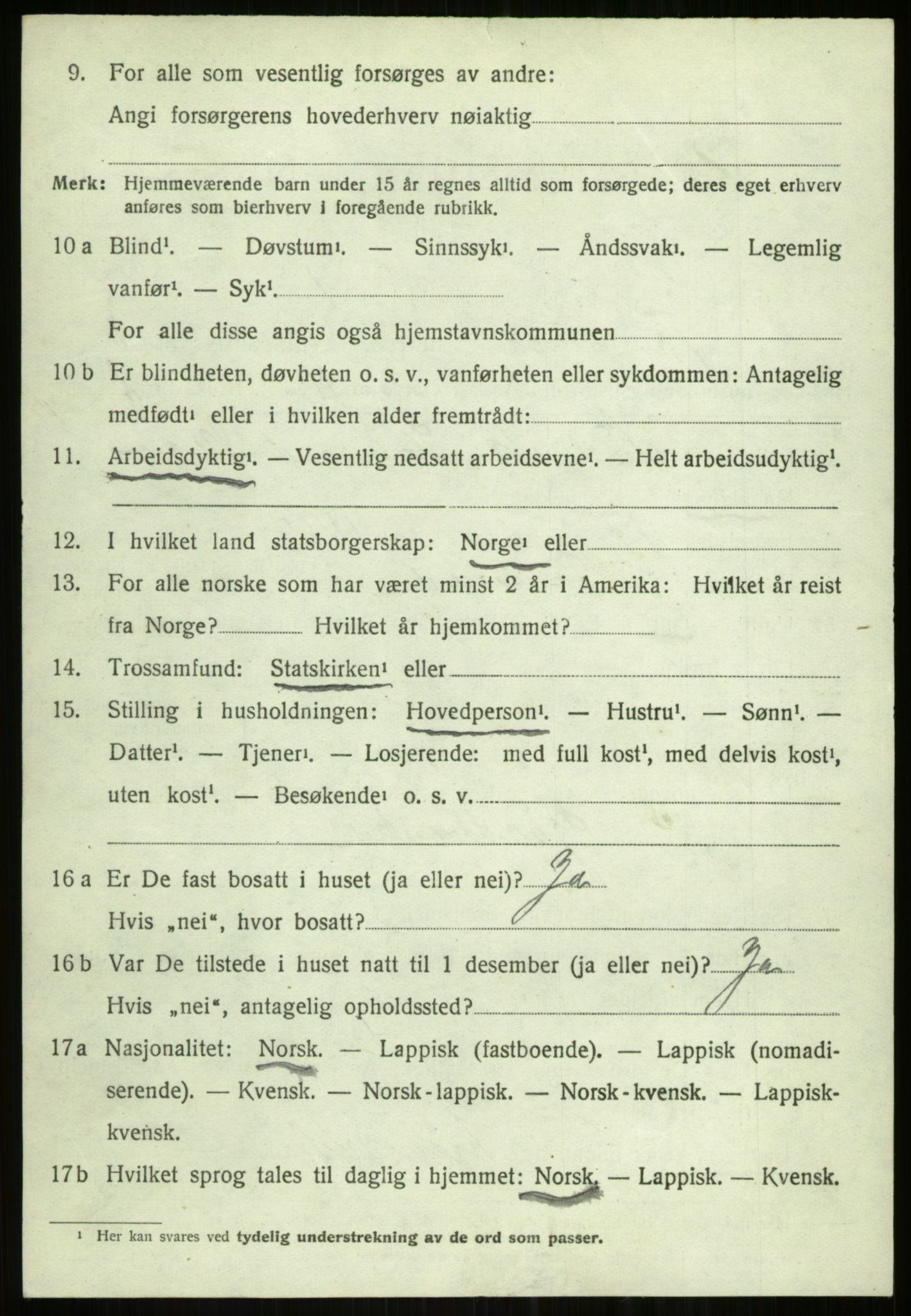 SATØ, Folketelling 1920 for 1934 Tromsøysund herred, 1920, s. 2777