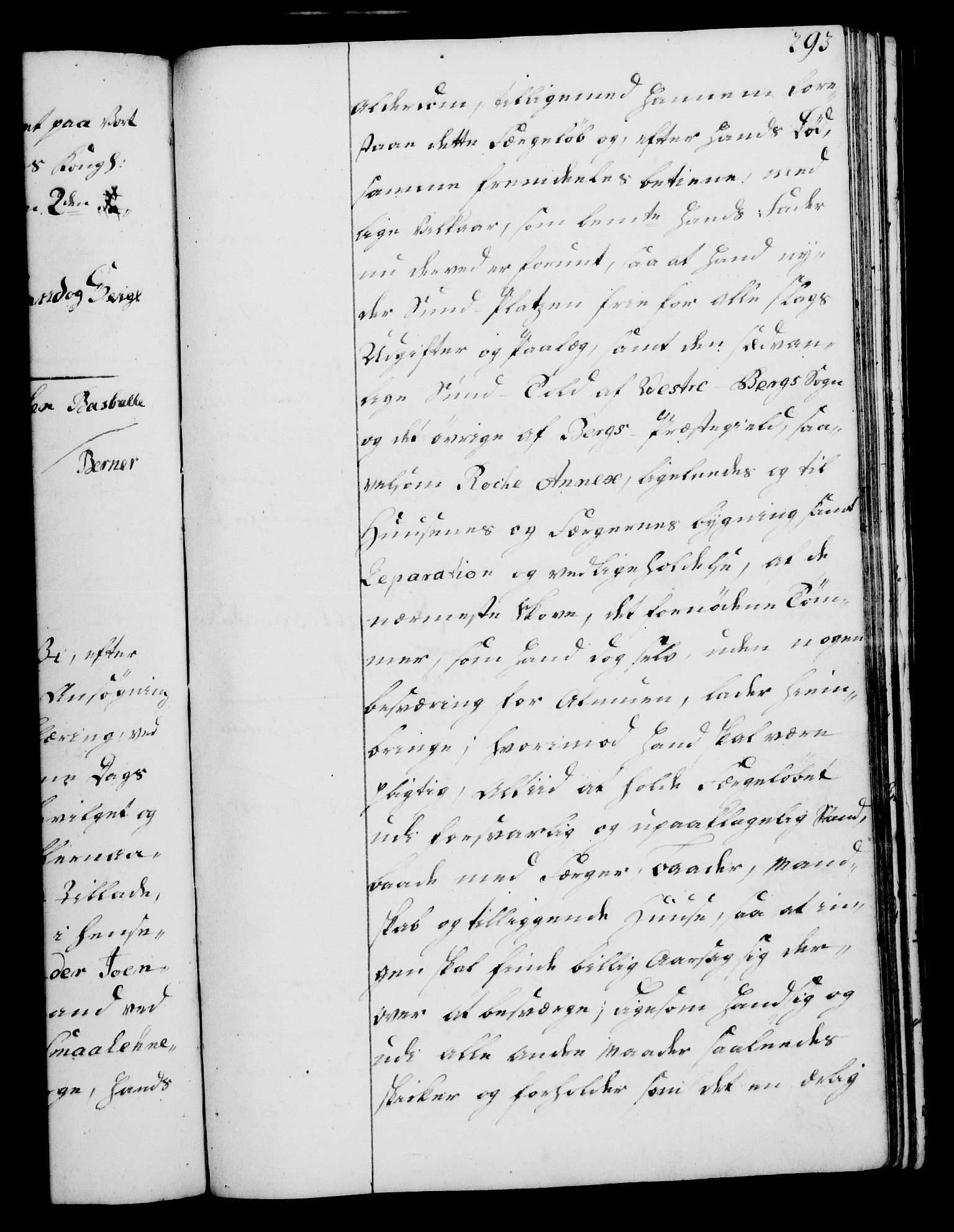 Rentekammeret, Kammerkanselliet, RA/EA-3111/G/Gg/Gga/L0006: Norsk ekspedisjonsprotokoll med register (merket RK 53.6), 1749-1759, s. 293