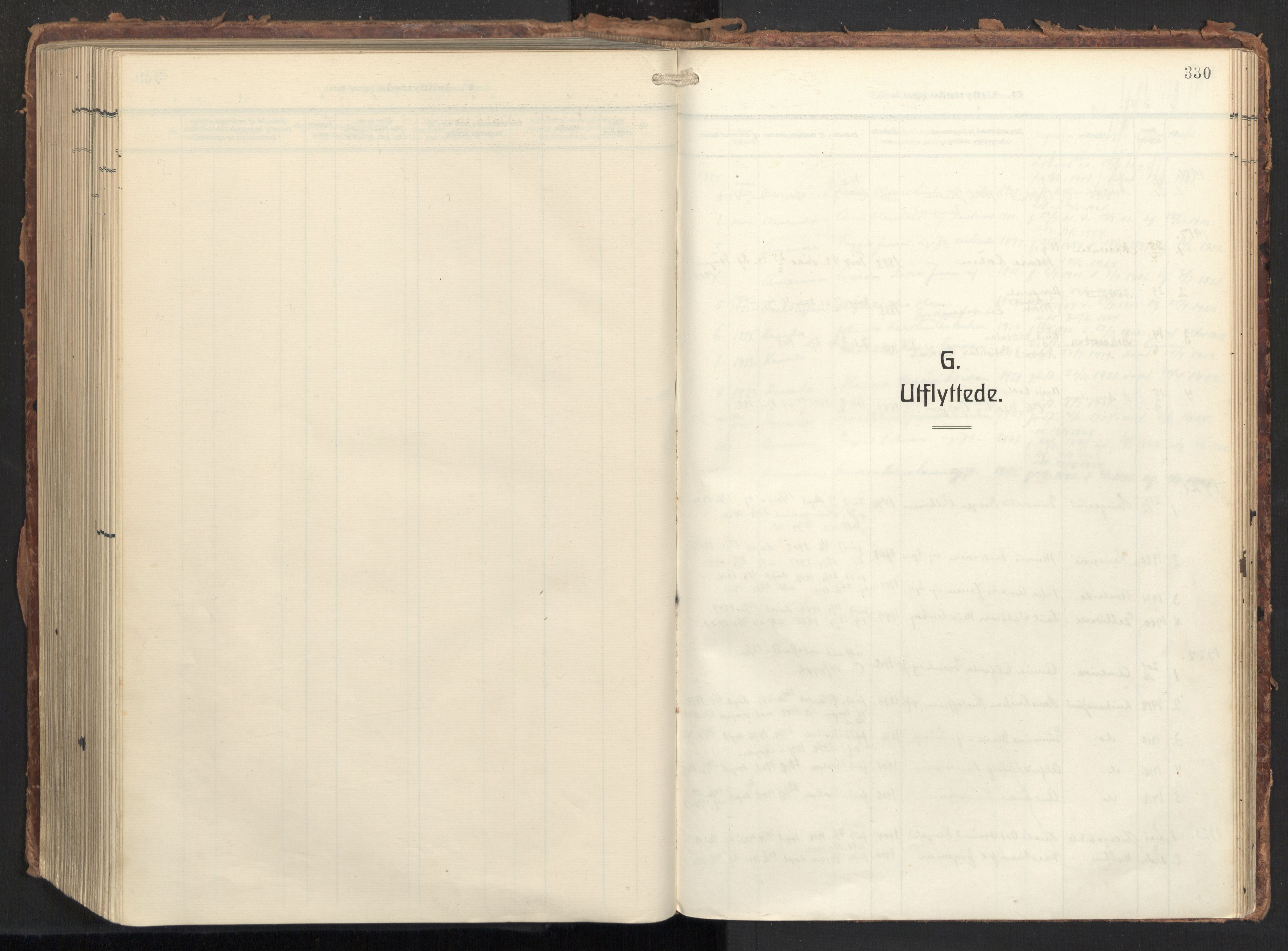Ministerialprotokoller, klokkerbøker og fødselsregistre - Nordland, AV/SAT-A-1459/874/L1064: Ministerialbok nr. 874A08, 1915-1926, s. 330