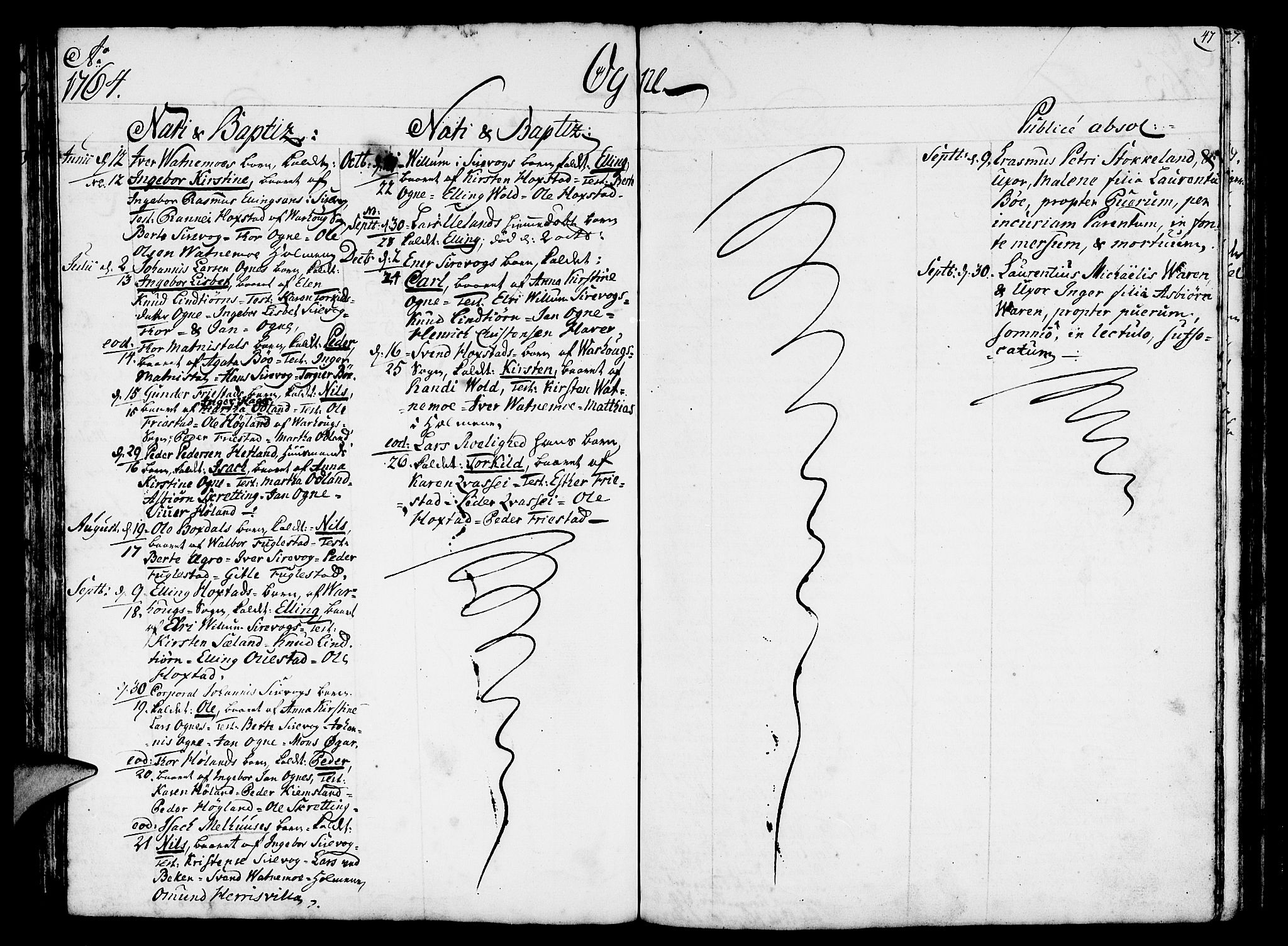 Eigersund sokneprestkontor, AV/SAST-A-101807/S08/L0003: Ministerialbok nr. A 3, 1758-1775, s. 47