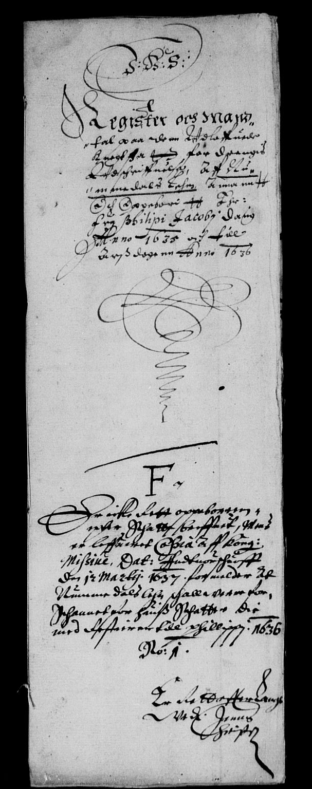 Rentekammeret inntil 1814, Reviderte regnskaper, Lensregnskaper, AV/RA-EA-5023/R/Rb/Rbw/L0058: Trondheim len, 1635-1637