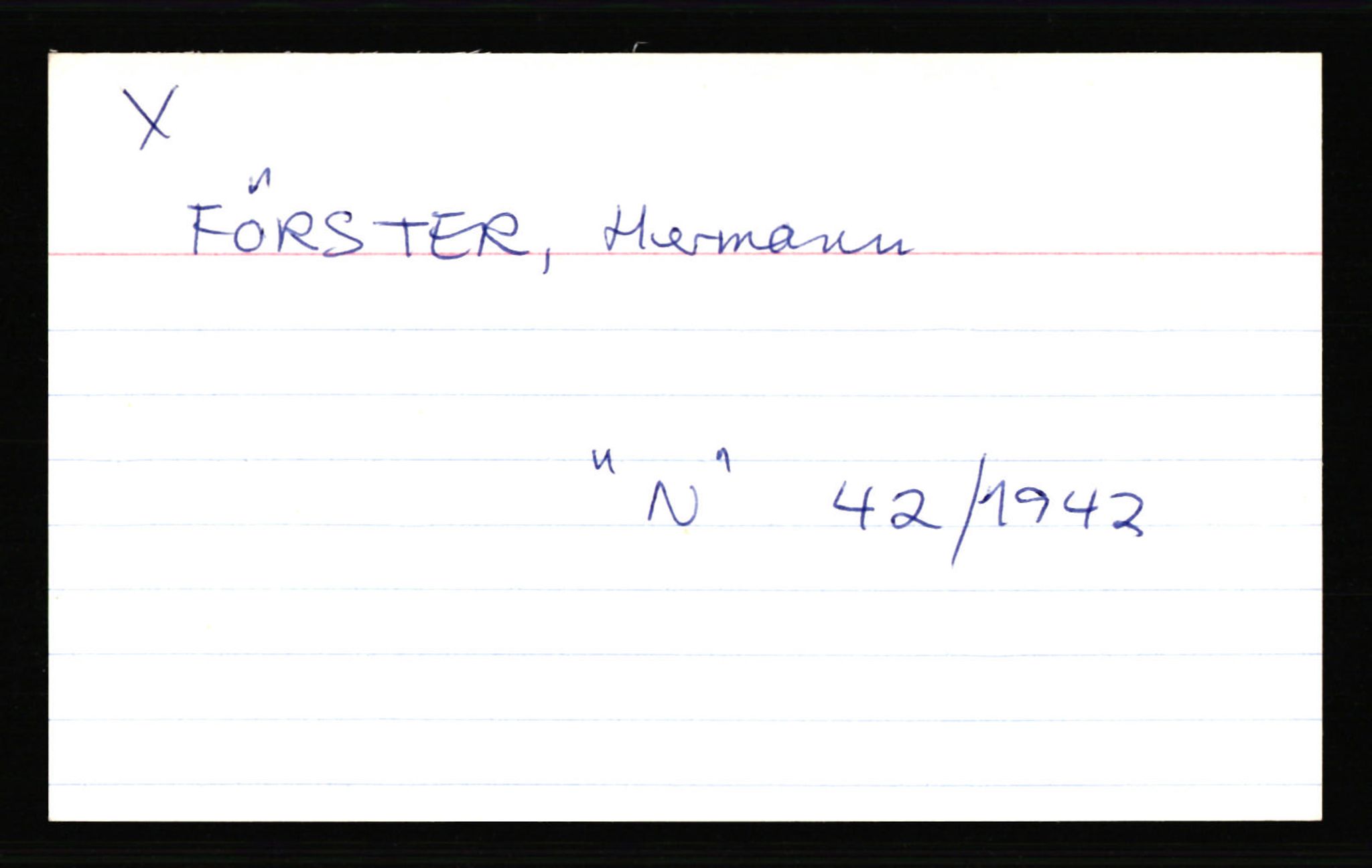 SS- und Polizeigericht Nord (IX), AV/RA-RAFA-3182/0001/C/Ca/L0002: kartotekkort for personer alfabetisk på etternavn: D-H, 1940-1945, s. 476