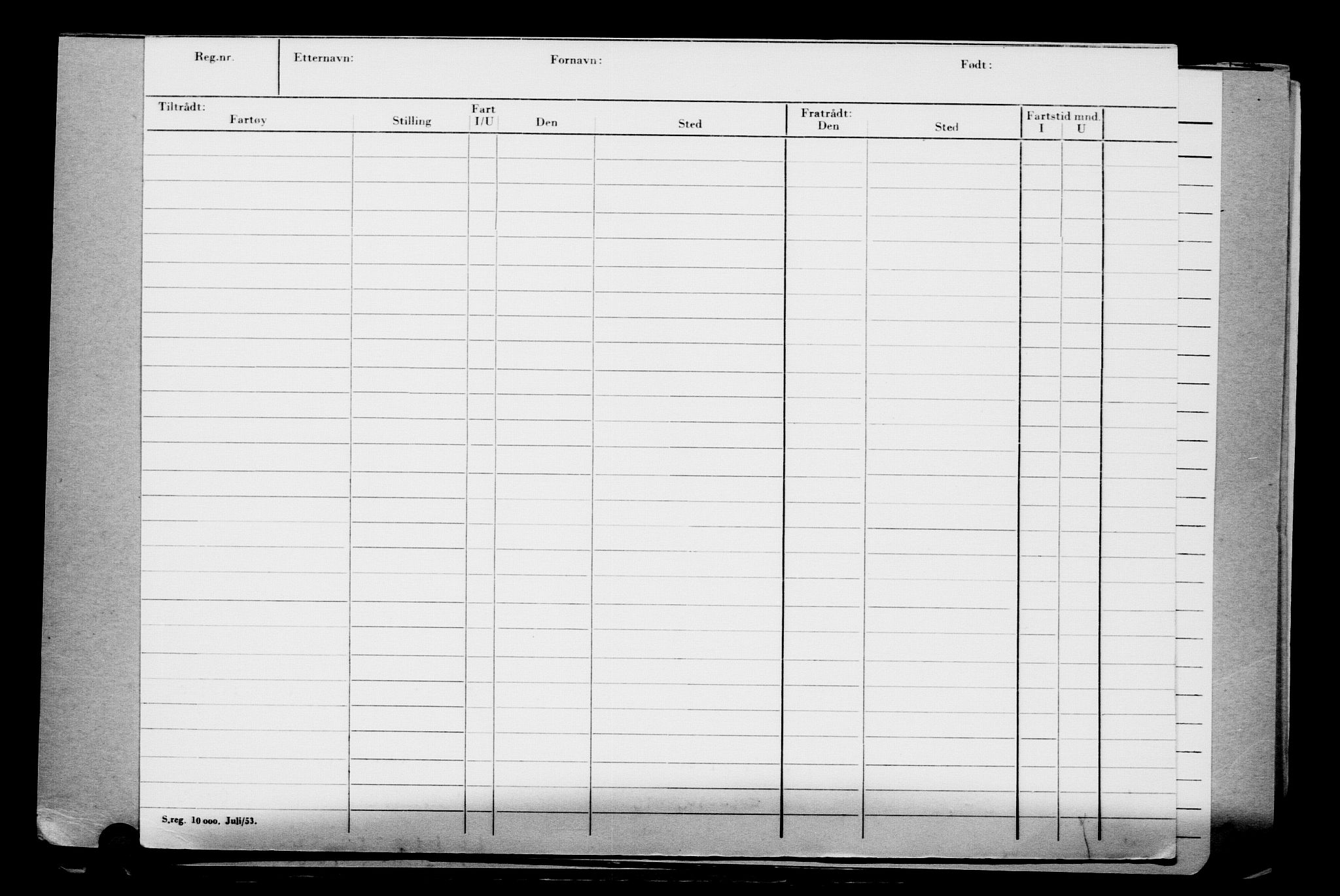 Direktoratet for sjømenn, AV/RA-S-3545/G/Gb/L0073: Hovedkort, 1907, s. 30