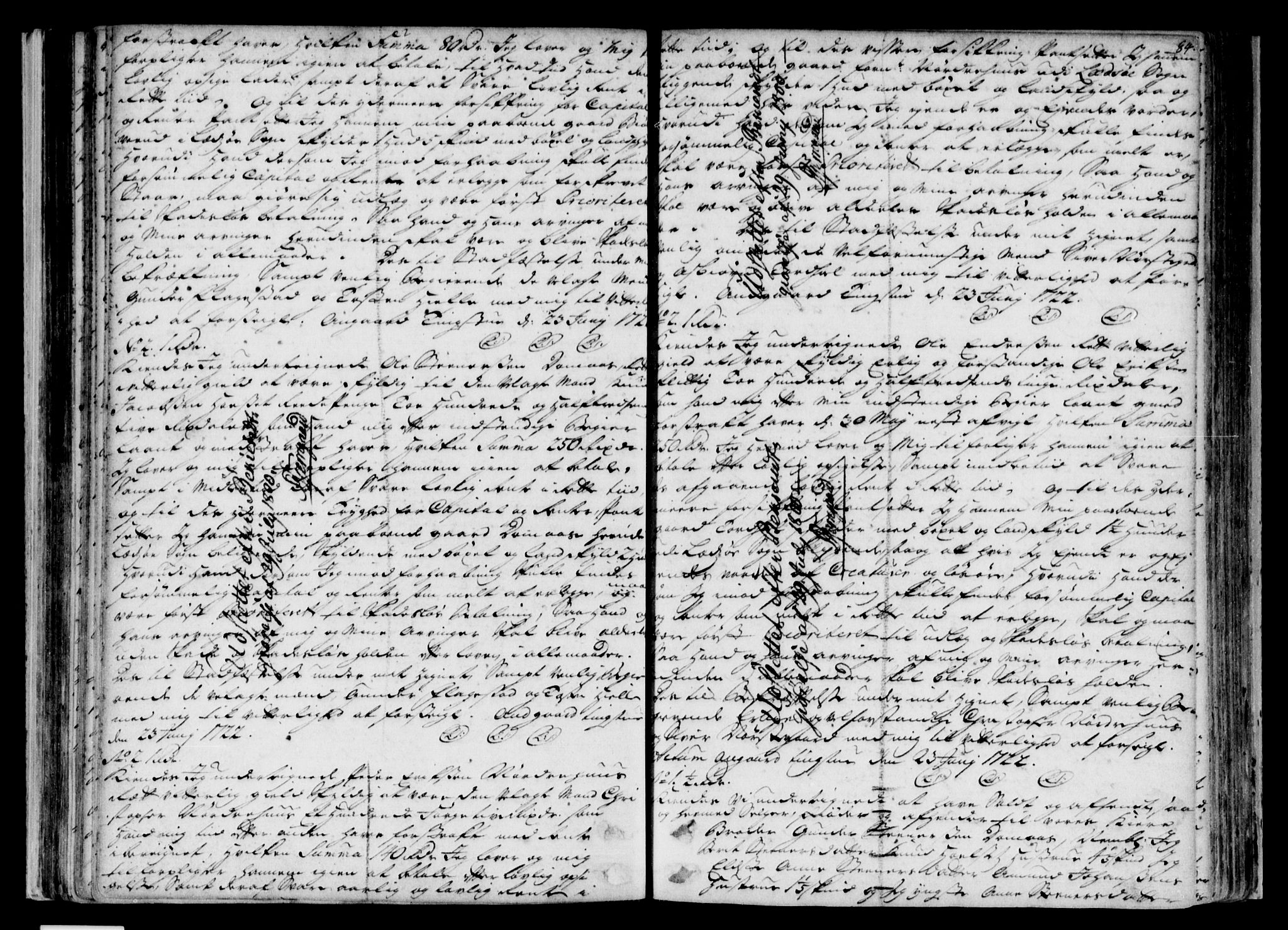 Sorenskriverier i Gudbrandsdalen, SAH/TING-036/H/Hb/L0001: Pantebok nr. 1, 1720-1726, s. 84