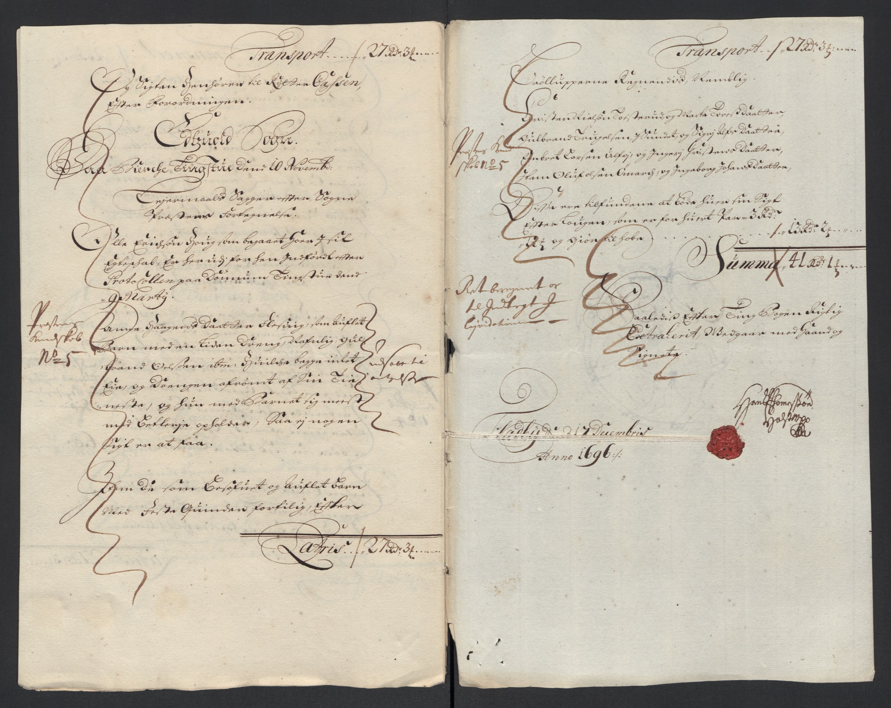 Rentekammeret inntil 1814, Reviderte regnskaper, Fogderegnskap, AV/RA-EA-4092/R12/L0708: Fogderegnskap Øvre Romerike, 1696, s. 65