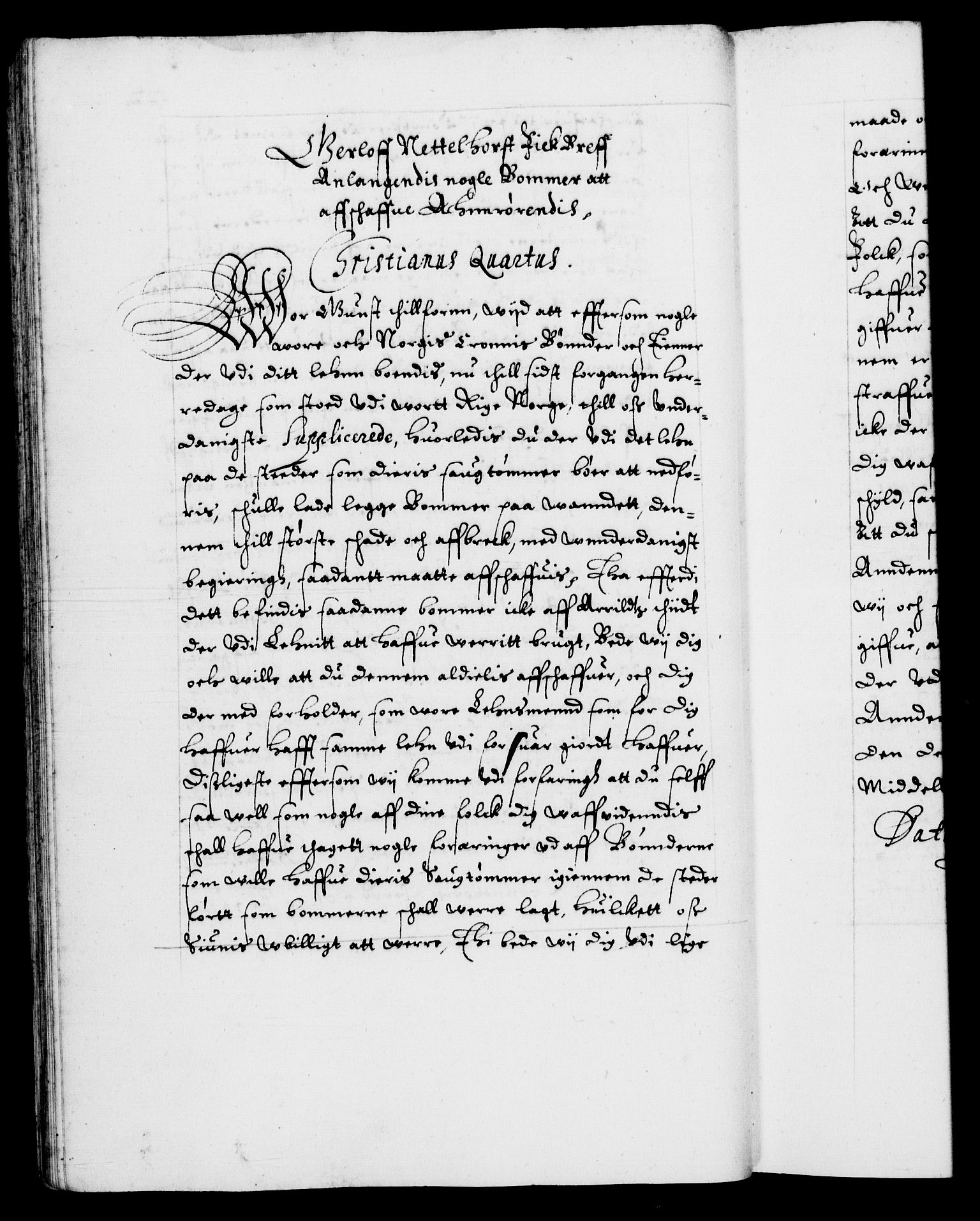 Danske Kanselli 1572-1799, AV/RA-EA-3023/F/Fc/Fca/Fcab/L0004: Norske tegnelser (mikrofilm), 1617-1627, s. 21b