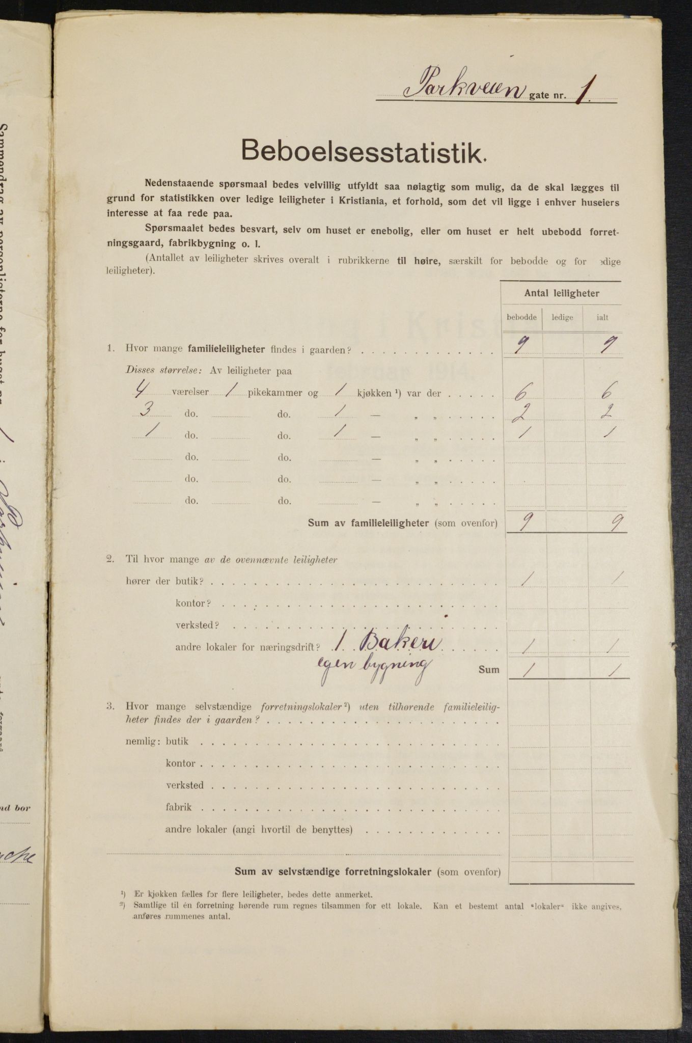 OBA, Kommunal folketelling 1.2.1914 for Kristiania, 1914, s. 77827