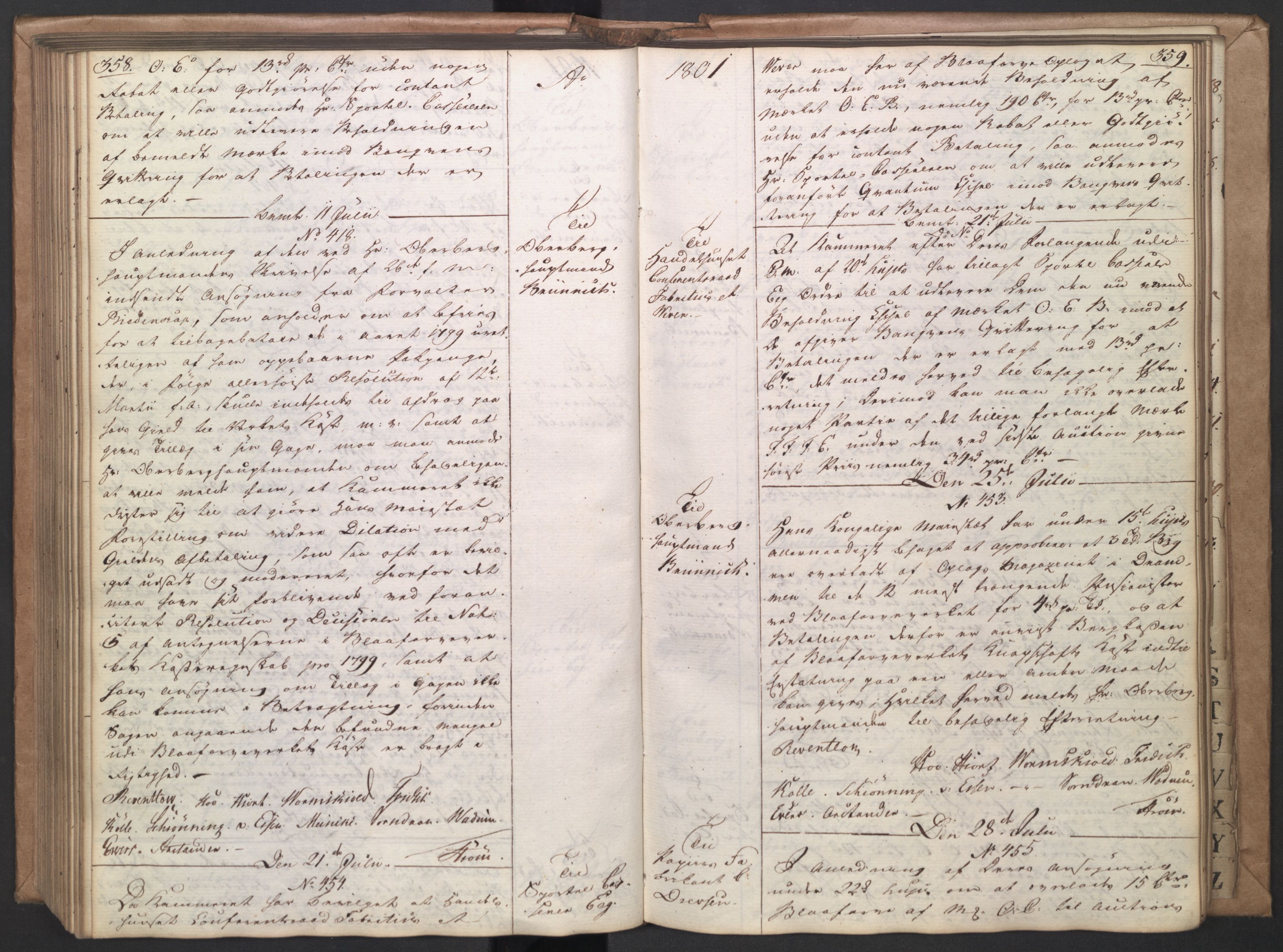 Rentekammeret, Renteskriverkontorene, AV/RA-EA-3115/O/Om/Oma/L0004: Kopibok C, 1789-1806, s. 358-359