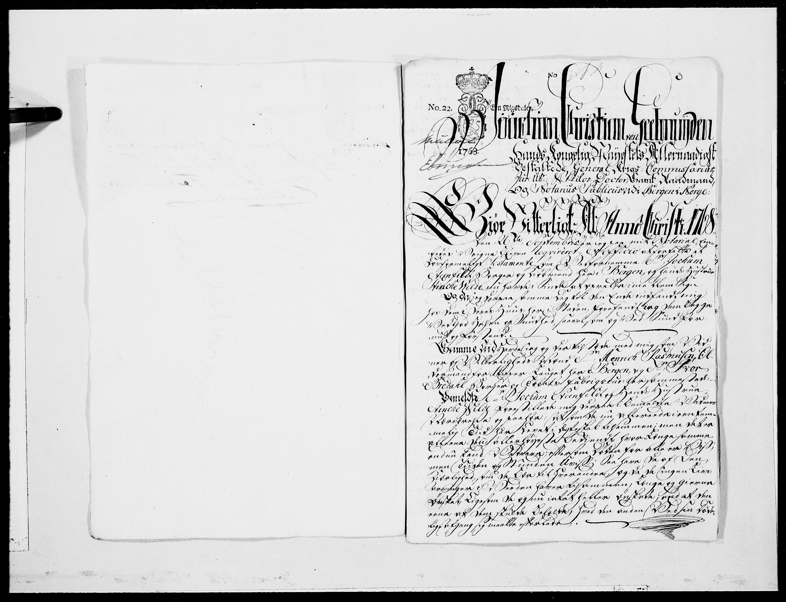 Danske Kanselli 1572-1799, AV/RA-EA-3023/F/Fc/Fcc/Fcca/L0198: Norske innlegg 1572-1799, 1768, s. 404
