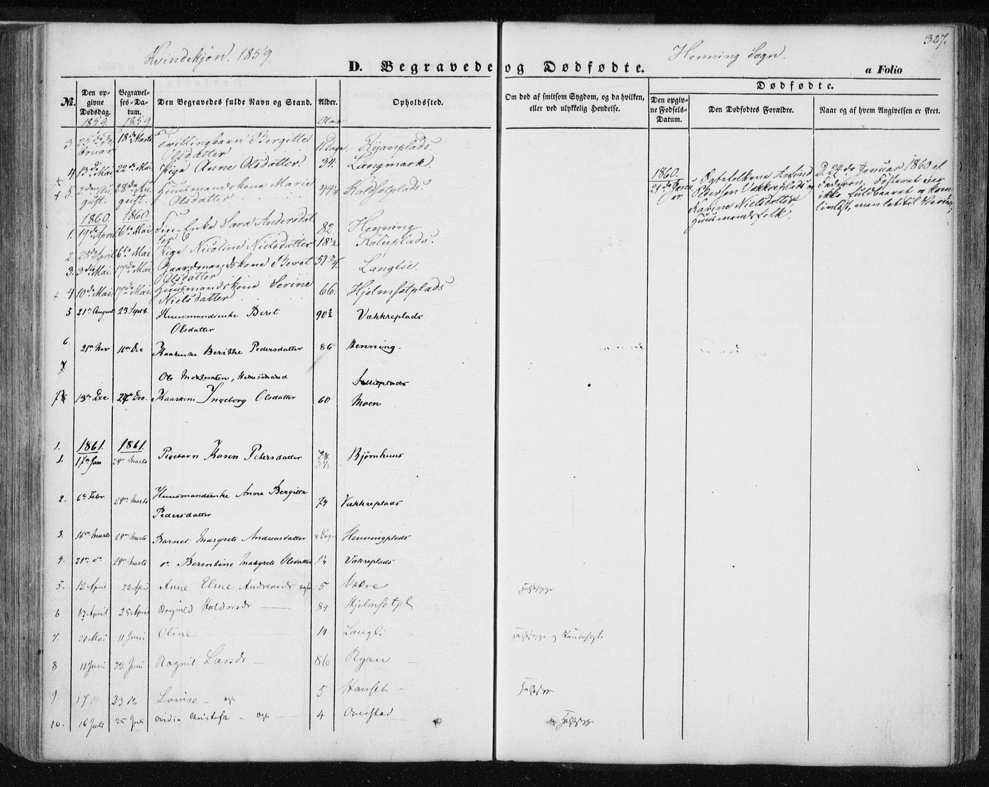 Ministerialprotokoller, klokkerbøker og fødselsregistre - Nord-Trøndelag, AV/SAT-A-1458/735/L0342: Ministerialbok nr. 735A07 /3, 1849-1862, s. 327