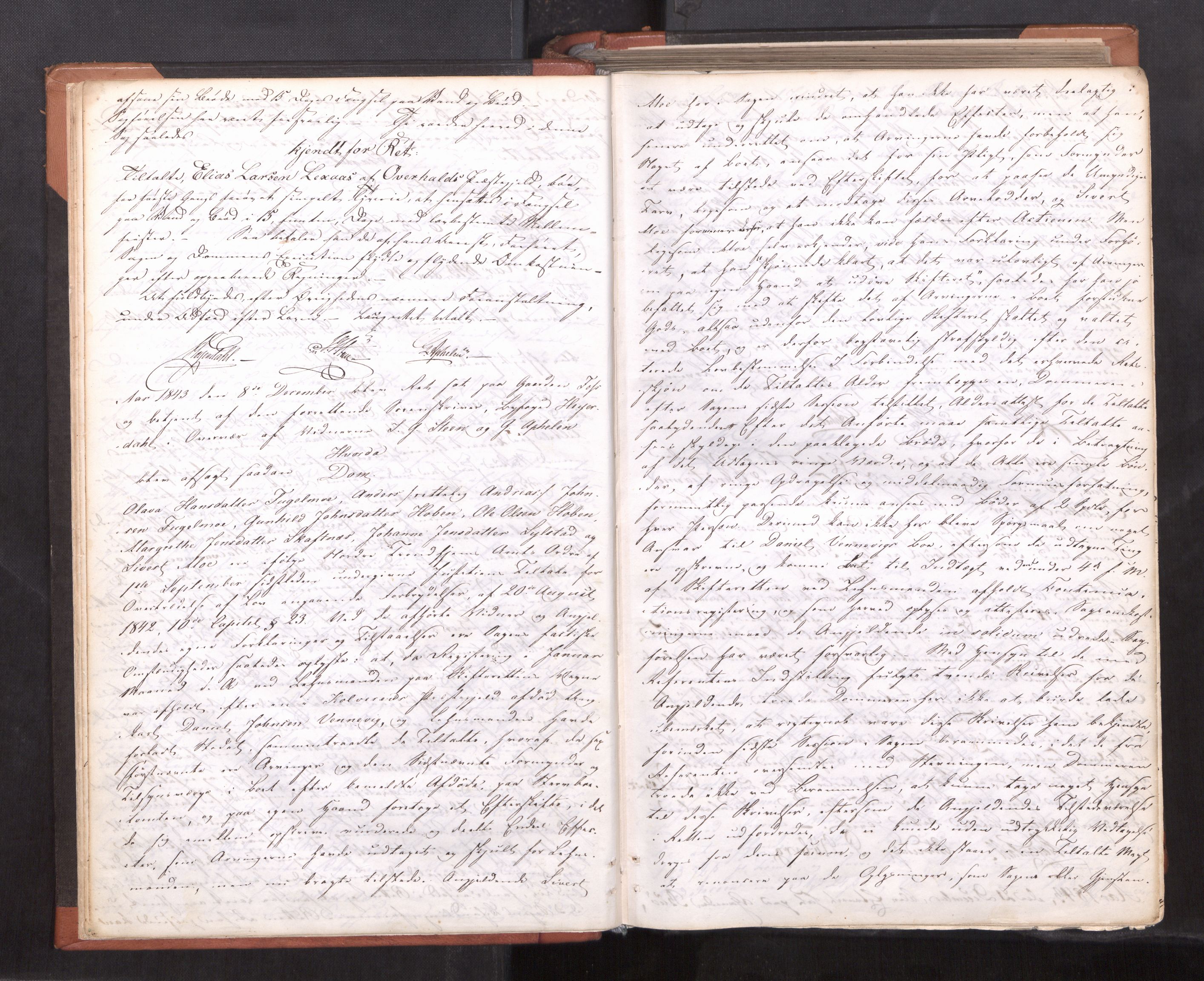 Namdal sorenskriveri, AV/SAT-A-4133/1/1/1B/L0010: Ekstrarettsprotokoll nr. 8, 1843-1852, s. 7b-8a