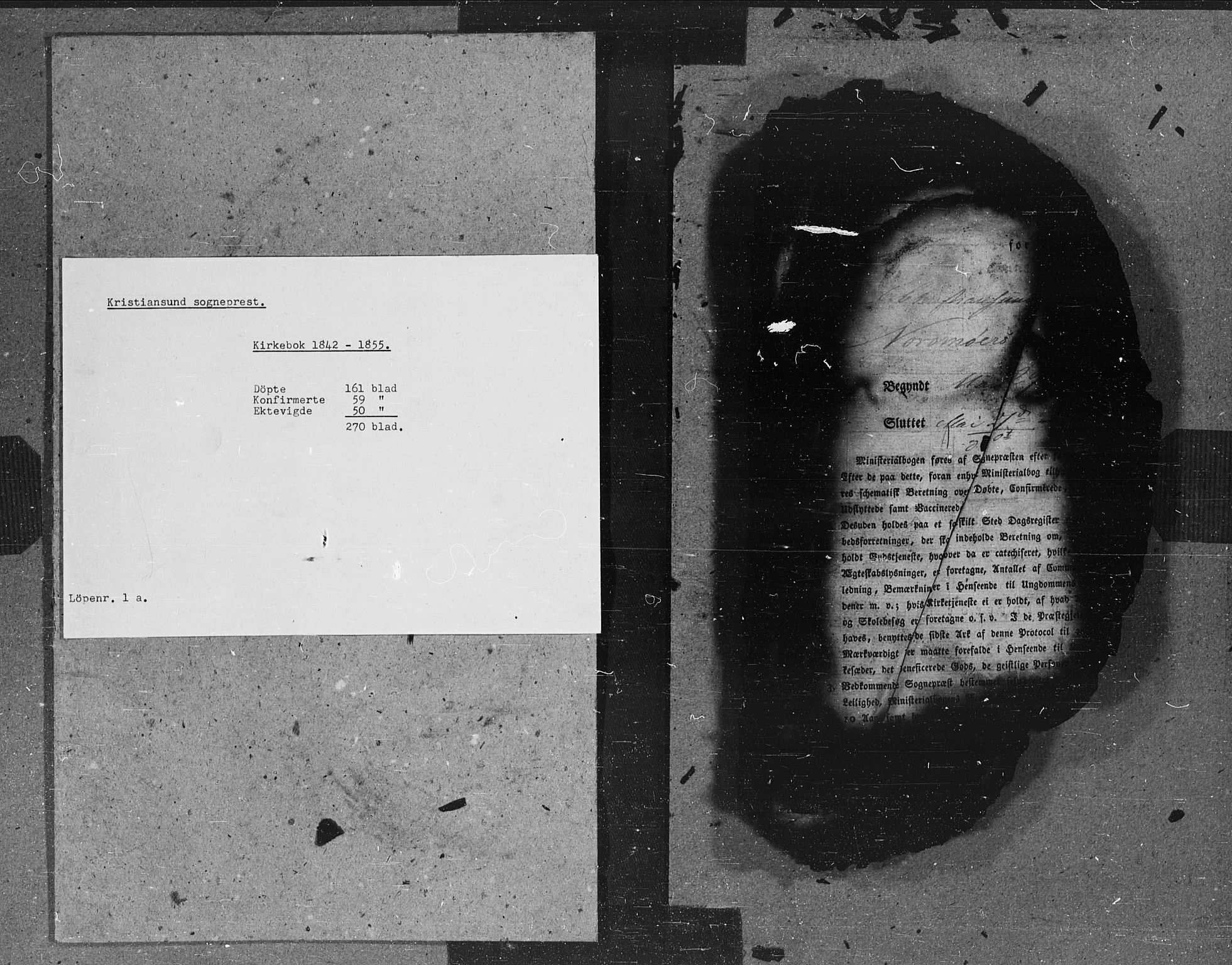 Ministerialprotokoller, klokkerbøker og fødselsregistre - Møre og Romsdal, AV/SAT-A-1454/572/L0844: Ministerialbok nr. 572A07, 1842-1855, s. 1