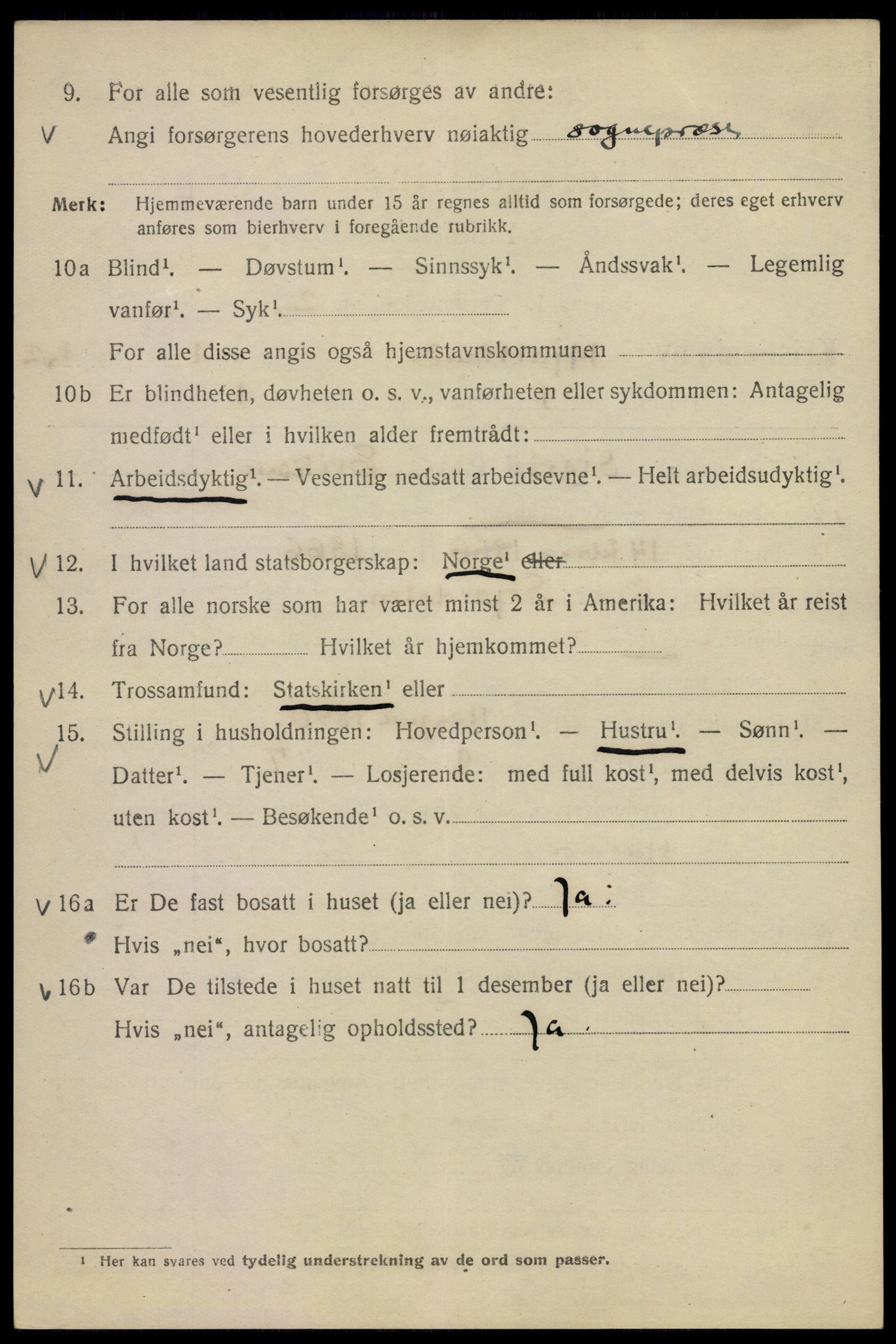 SAO, Folketelling 1920 for 0301 Kristiania kjøpstad, 1920, s. 293908