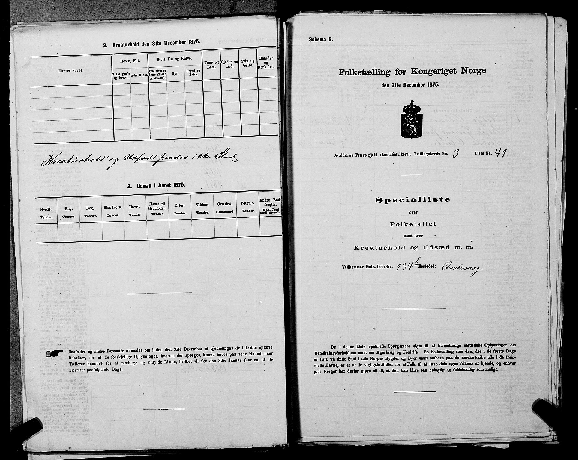 SAST, Folketelling 1875 for 1147L Avaldsnes prestegjeld, Avaldsnes sokn og Kopervik landsokn, 1875, s. 438