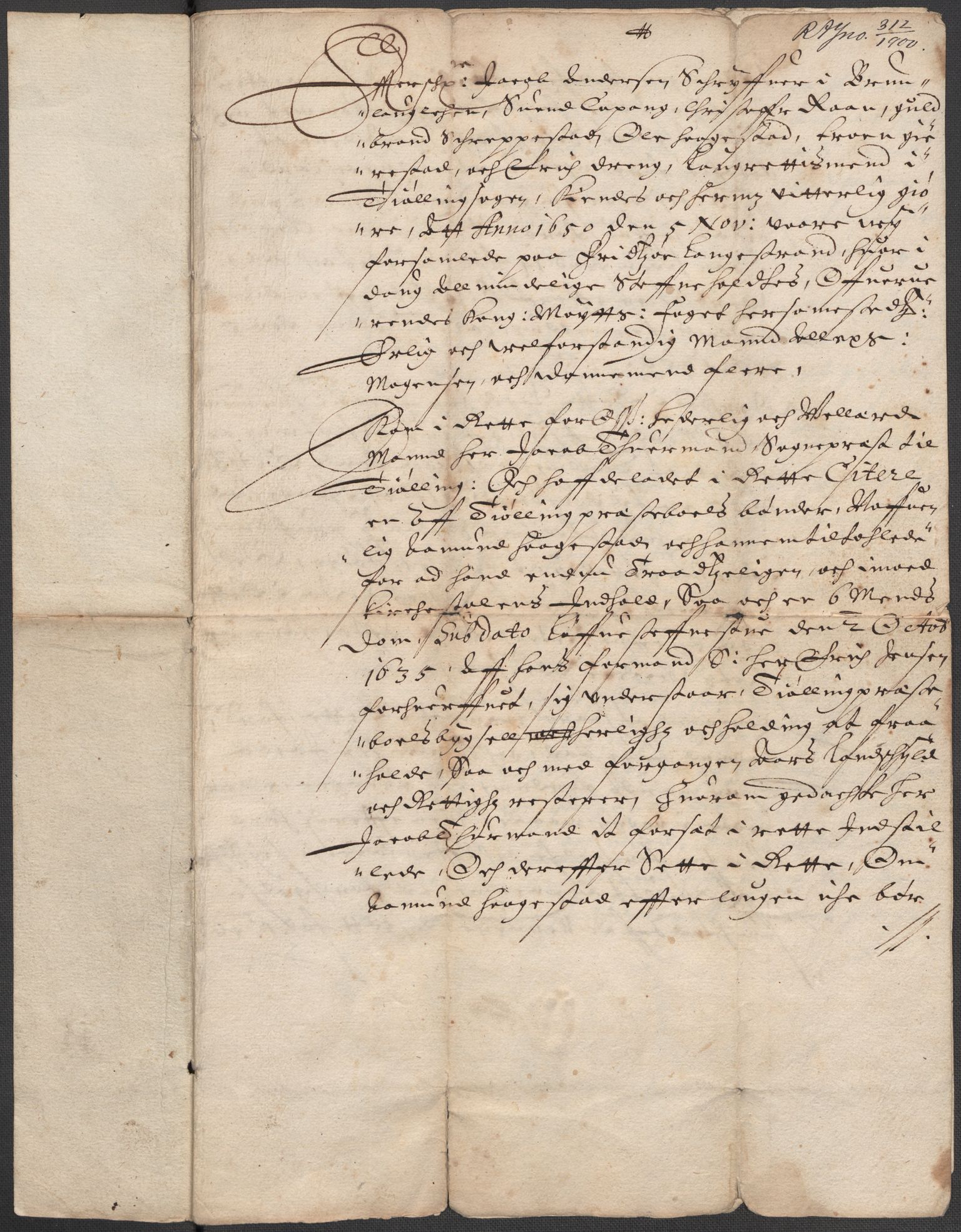 Riksarkivets diplomsamling, AV/RA-EA-5965/F15/L0025: Prestearkiv - Vestfold, 1572-1782, s. 36