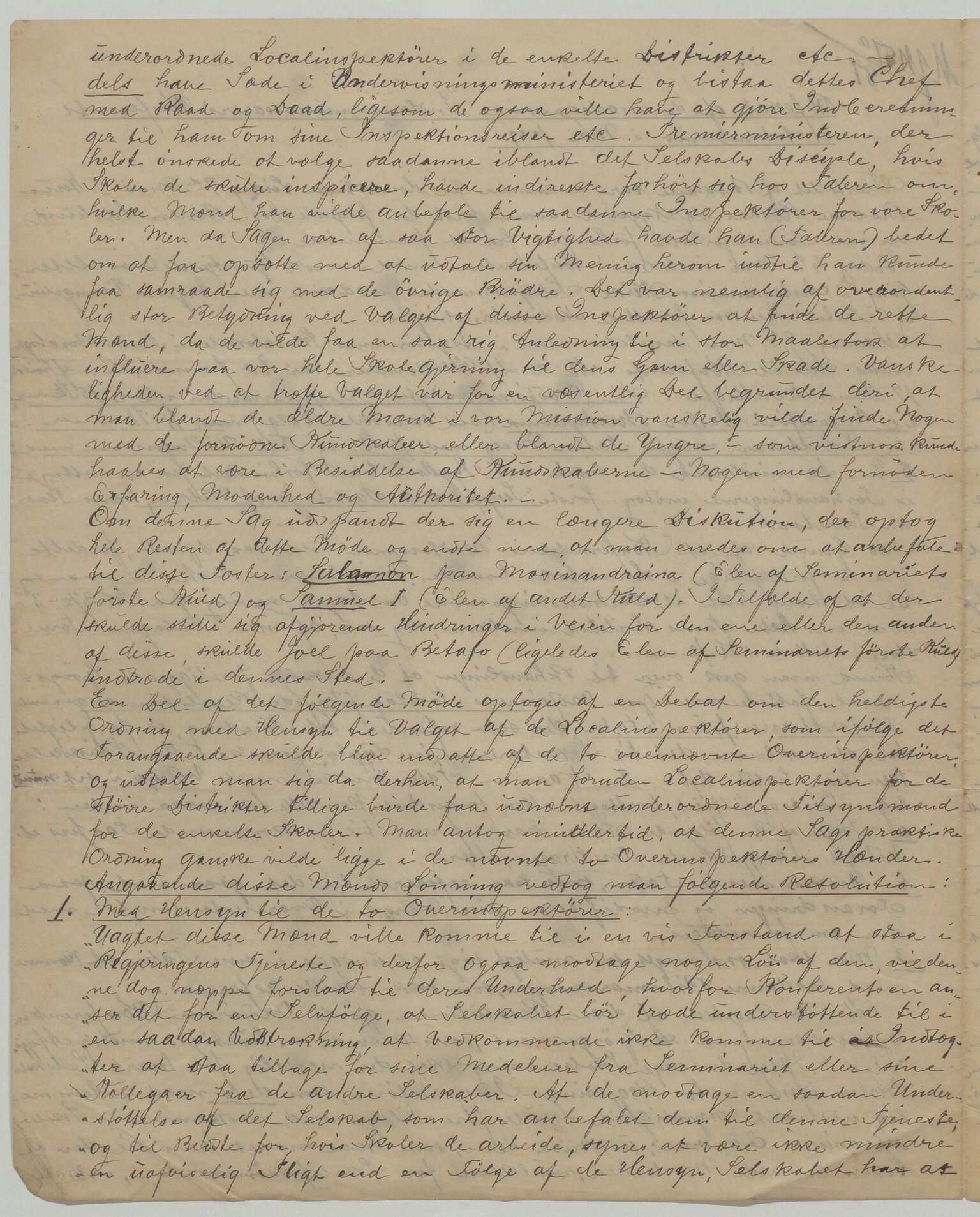 Det Norske Misjonsselskap - hovedadministrasjonen, VID/MA-A-1045/D/Da/Daa/L0035/0012: Konferansereferat og årsberetninger / Konferansereferat fra Madagaskar Innland., 1881