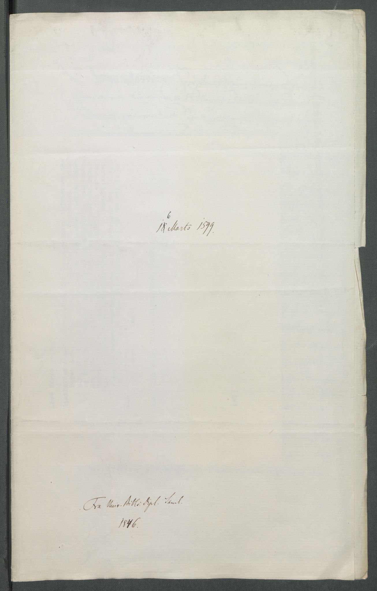 Riksarkivets diplomsamling, AV/RA-EA-5965/F02/L0107: Dokumenter, 1599, s. 37