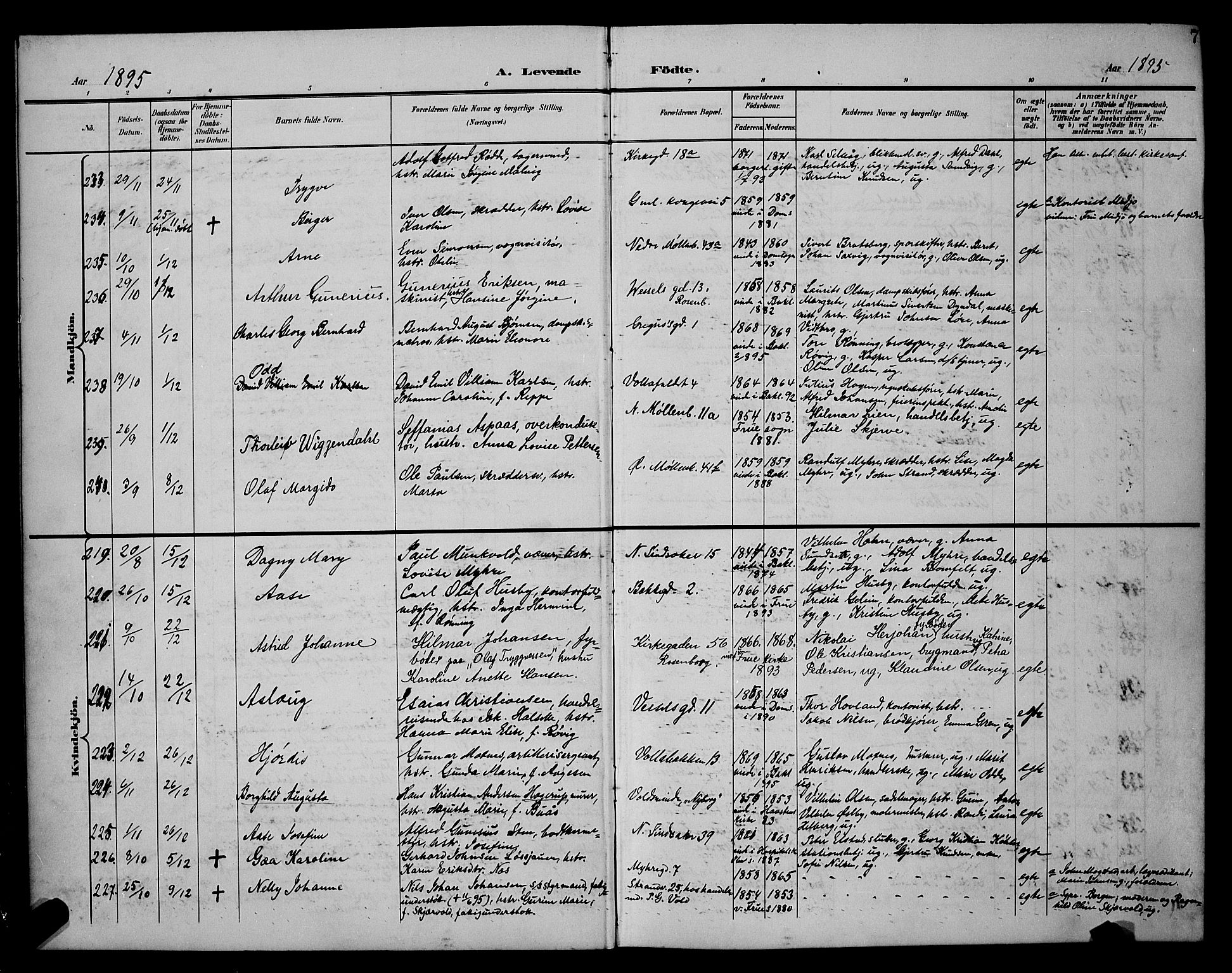 Ministerialprotokoller, klokkerbøker og fødselsregistre - Sør-Trøndelag, AV/SAT-A-1456/604/L0225: Klokkerbok nr. 604C08, 1895-1899, s. 7